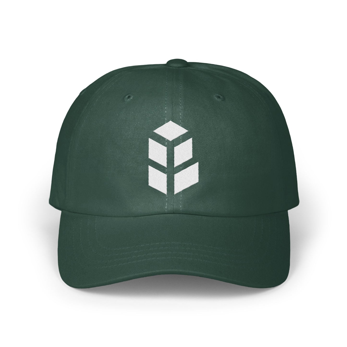 Stylish Green Hat with Geometric Logo Design product