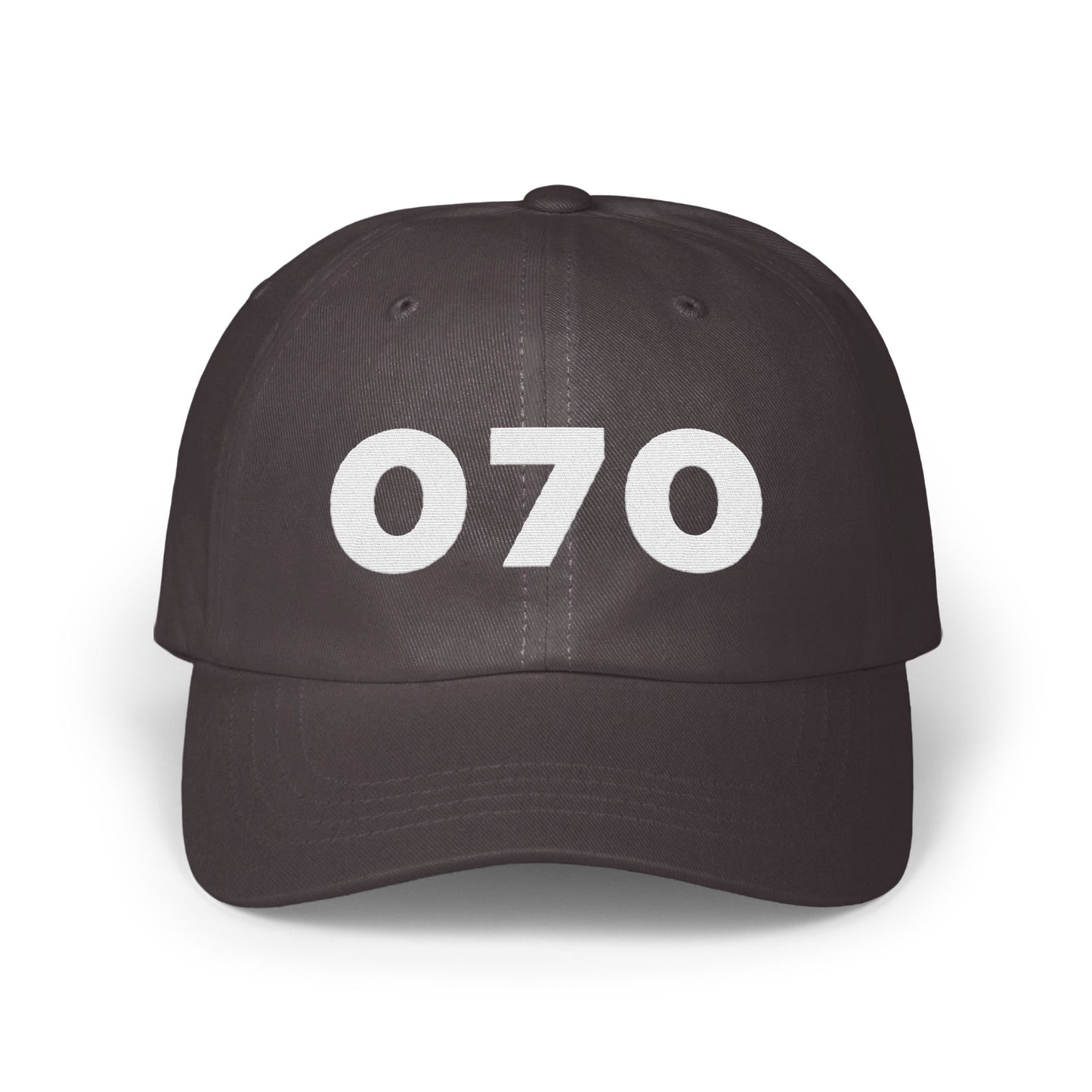 Dark Baseball Cap with 070 Printed Design product type