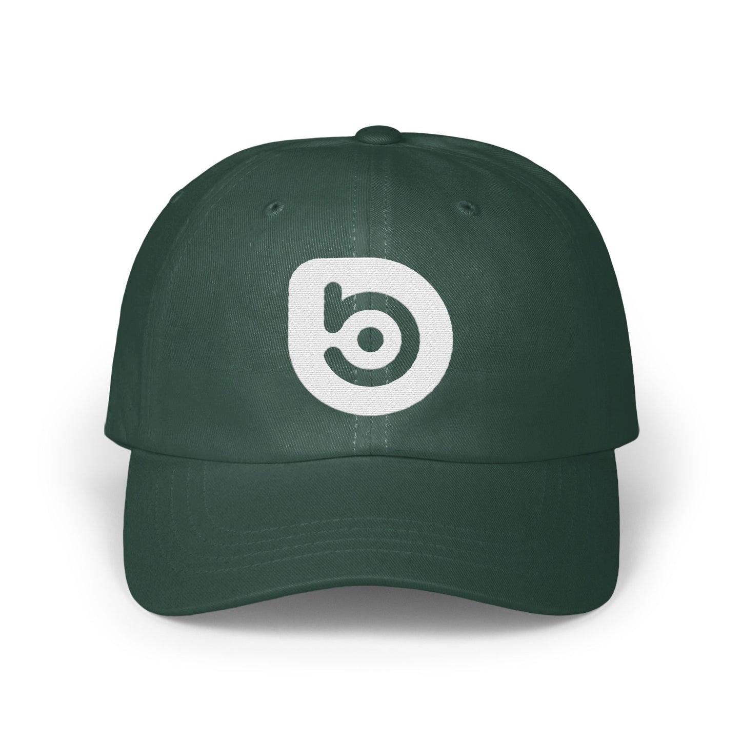Stylish Dark Green Cap with Unique Emblem Design product