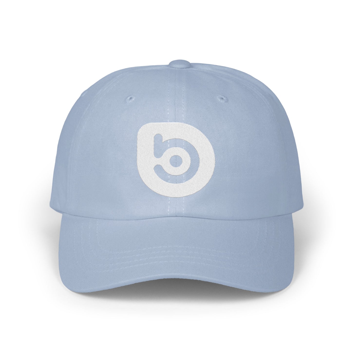 Stylish Light Blue Cap with White Logo Hat product