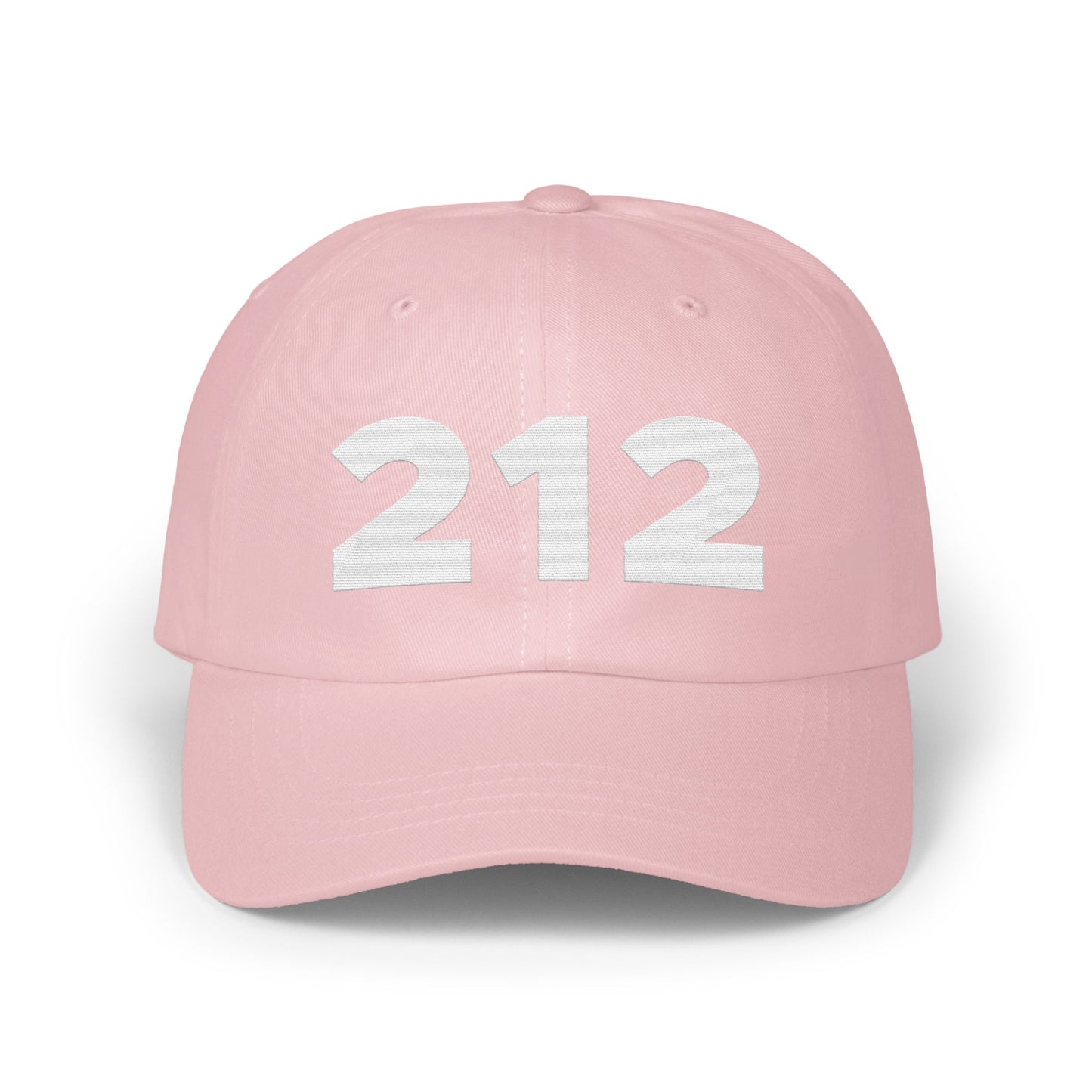 Pink Baseball Cap with White 212 Numbers product type