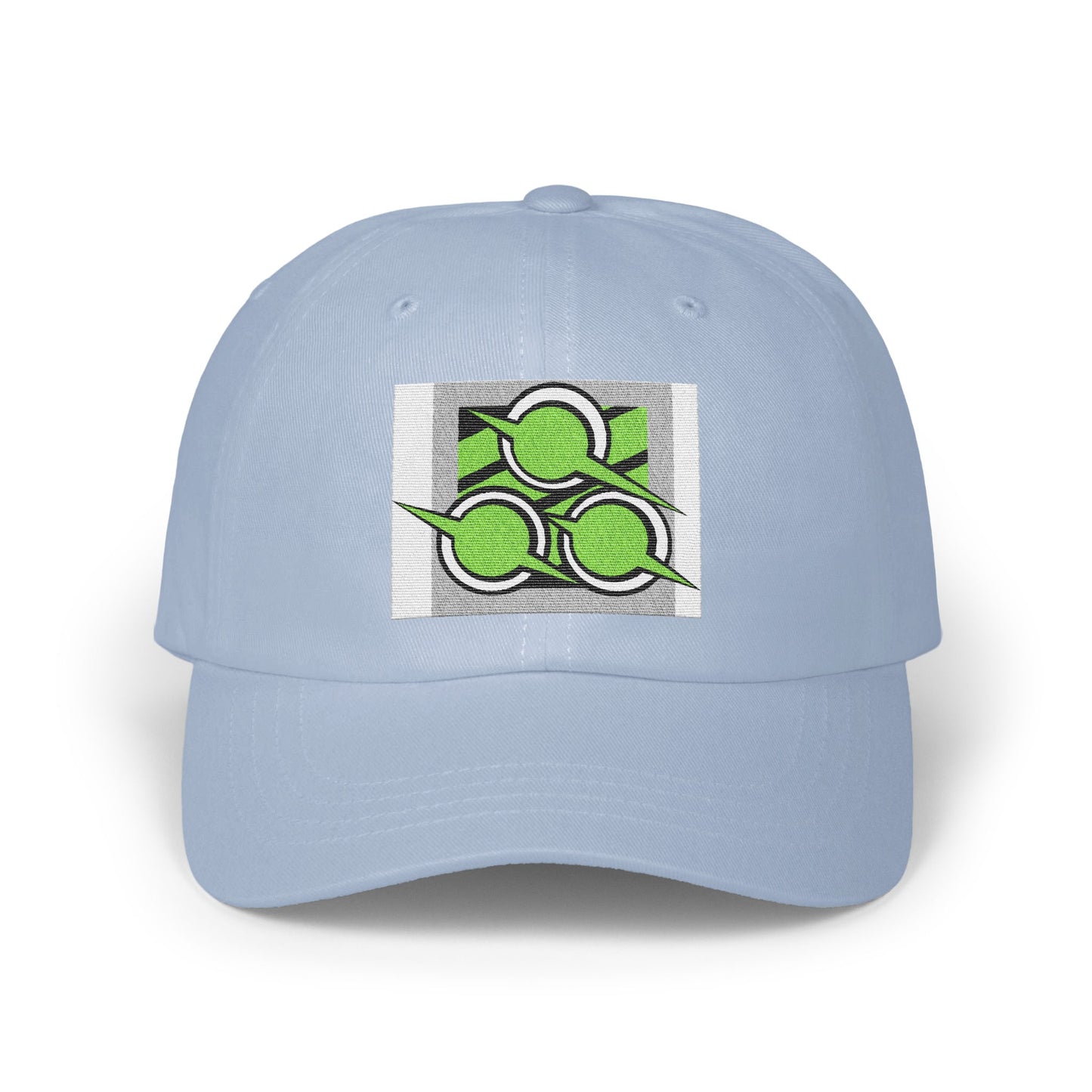 Stylish Blue Cap with Unique Green Design product
