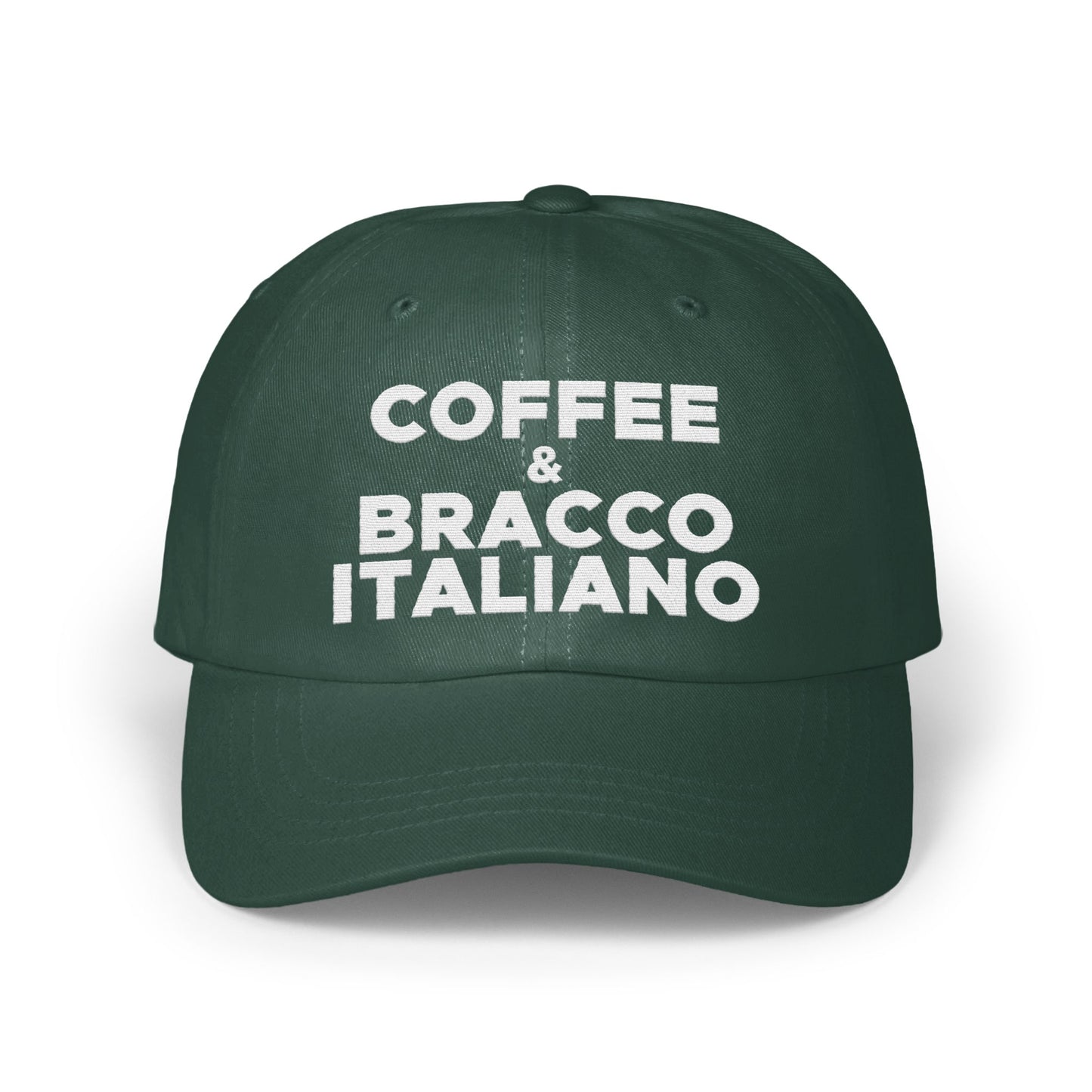 Coffee and Bracco Italiano Green Printed Cap product
