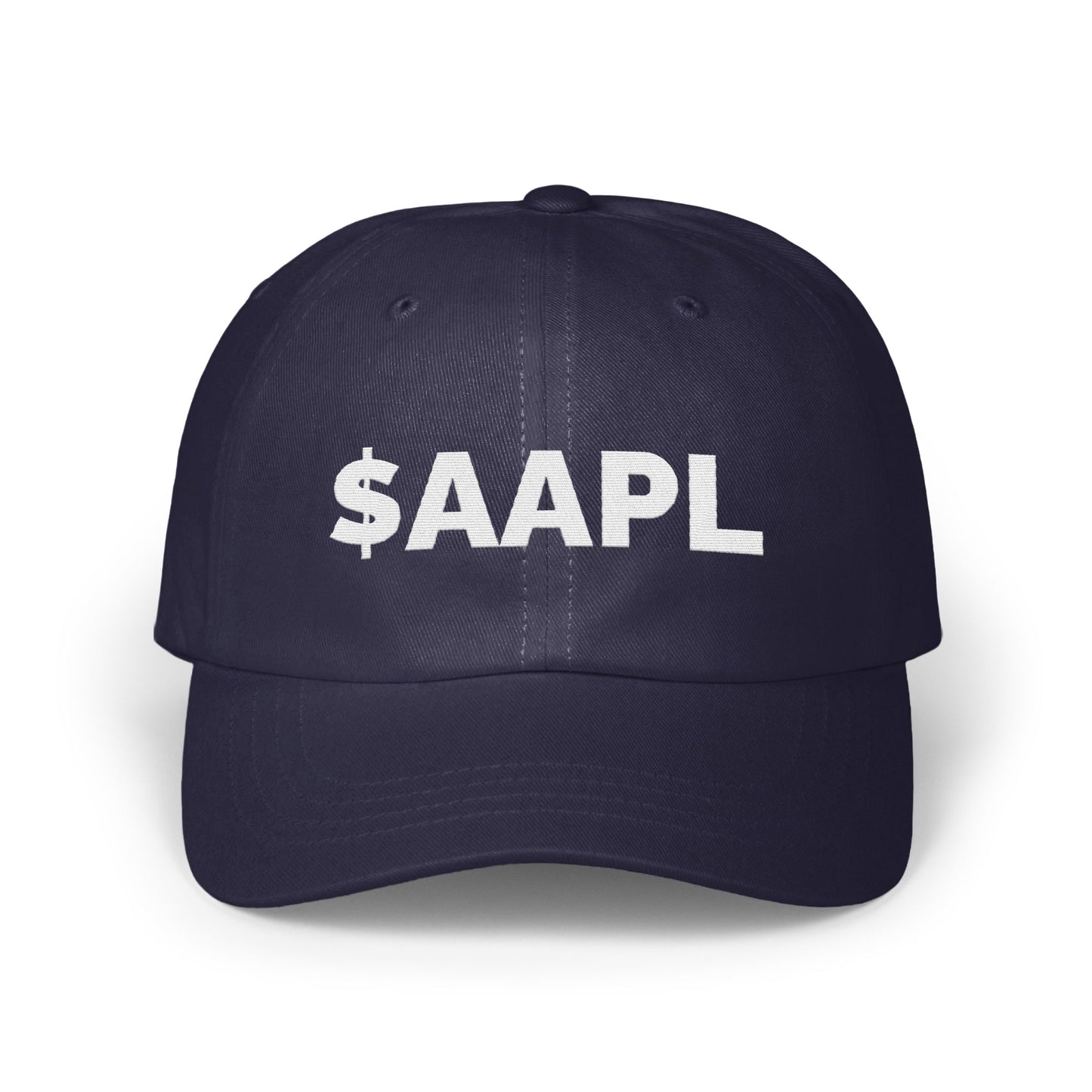 $AAPL Embroidered Black Baseball Cap product