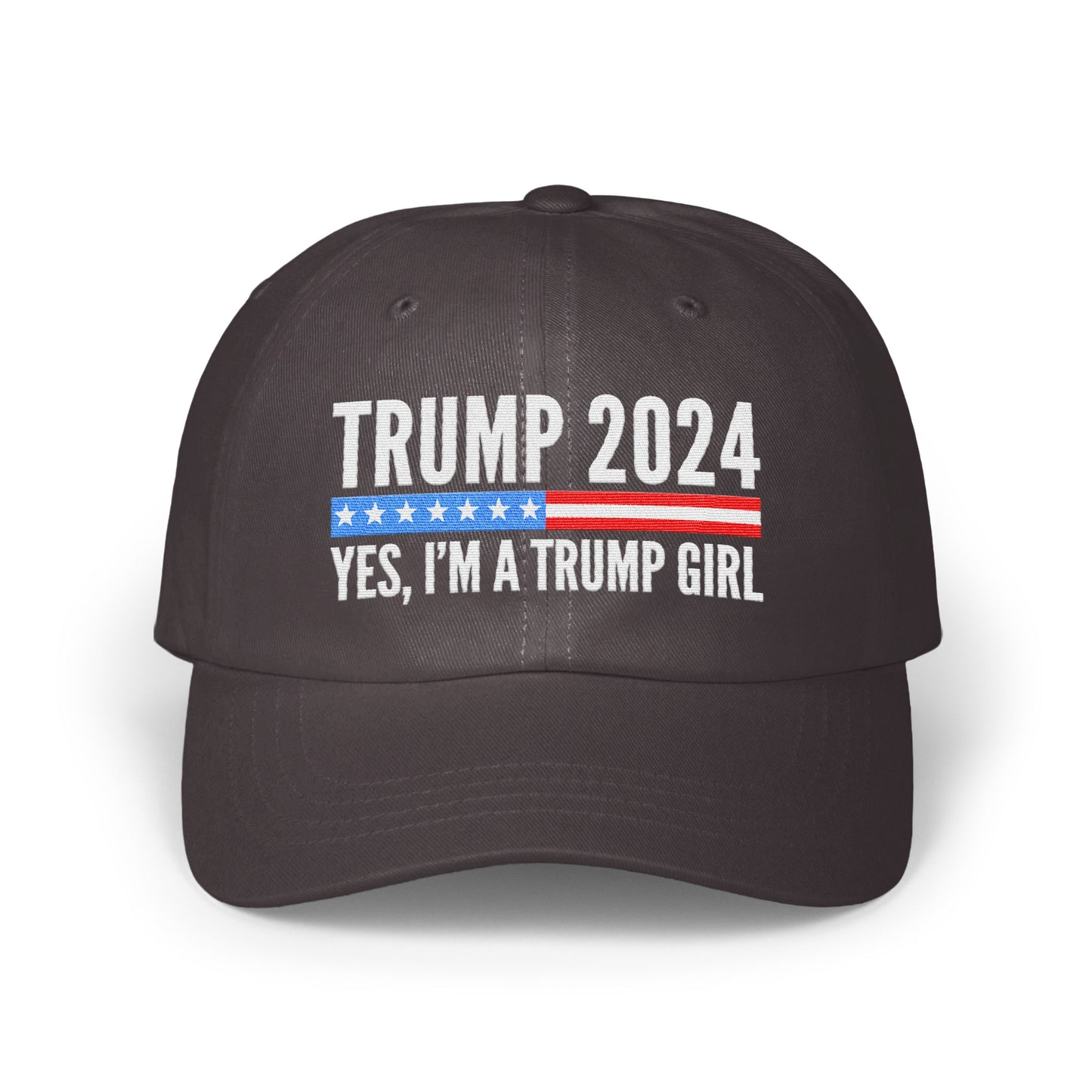 Trump 2024 Yes I'm A Trump Girl Statement Cap product