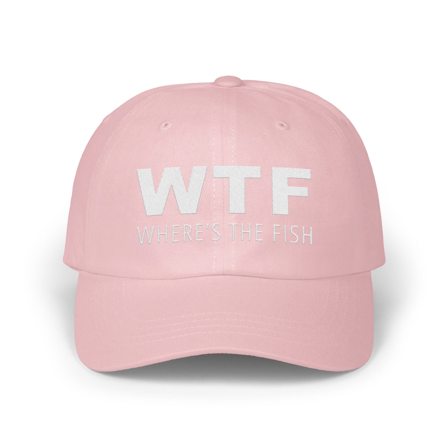 Funny WTF Where's The Fish Dad Hat product type
