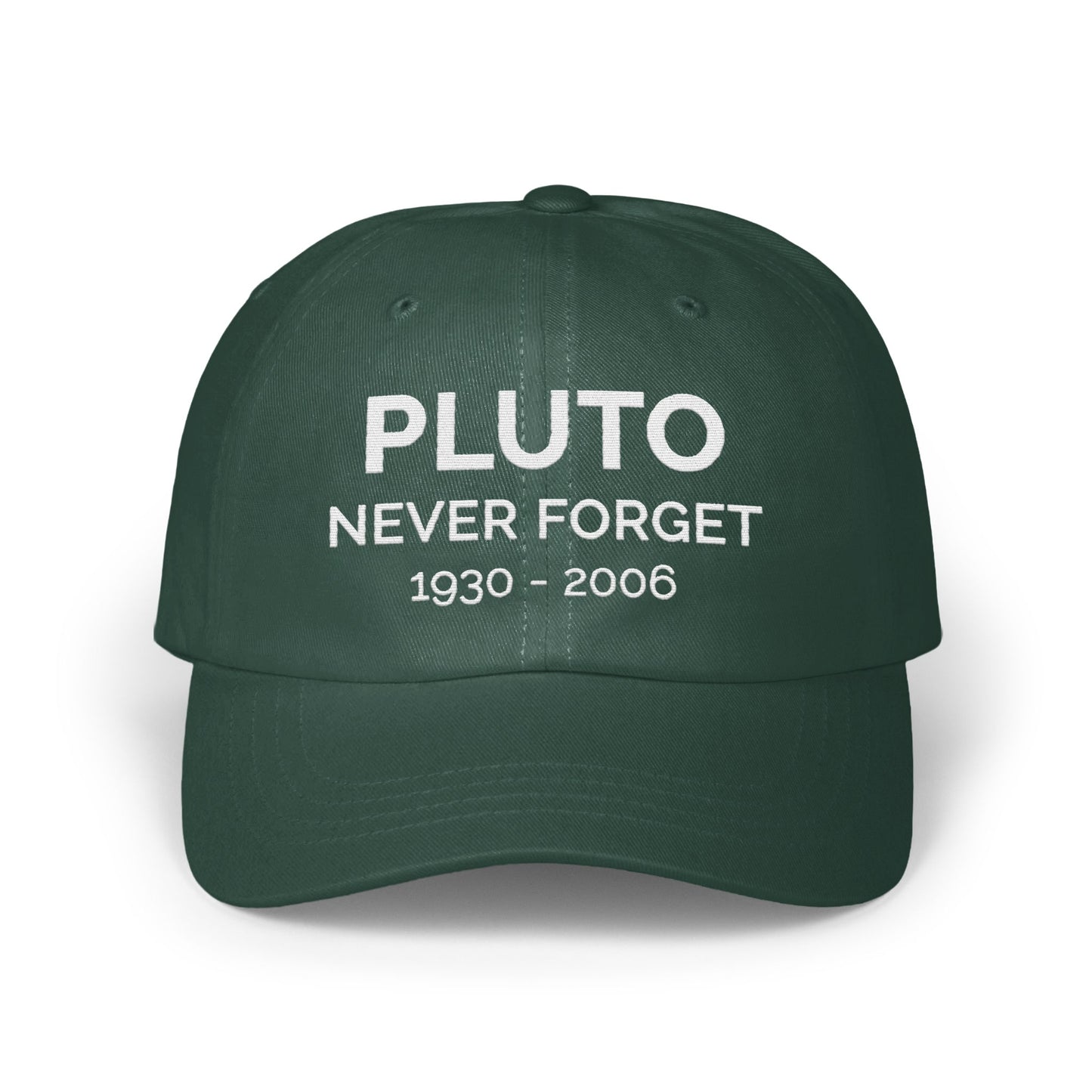 Pluto Never Forget 1930 - 2006 Dark Green Hat product