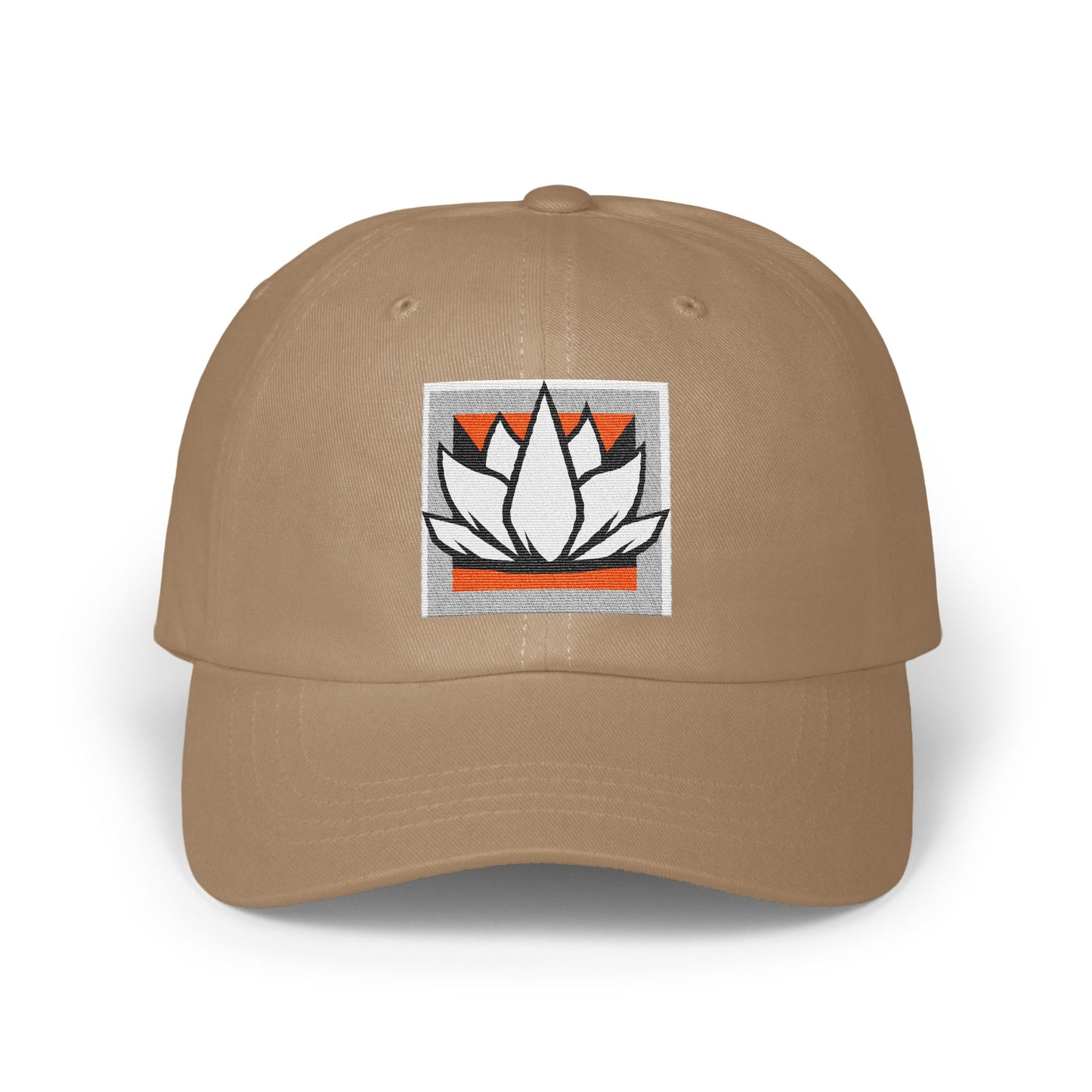Stylish Cap with Lotus Embroidery Design Cap