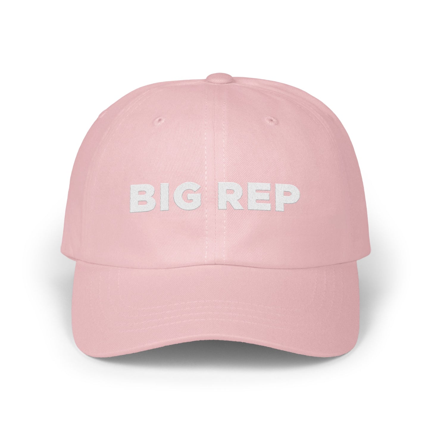 Big Rep Pink Baseball Hat Statement Product