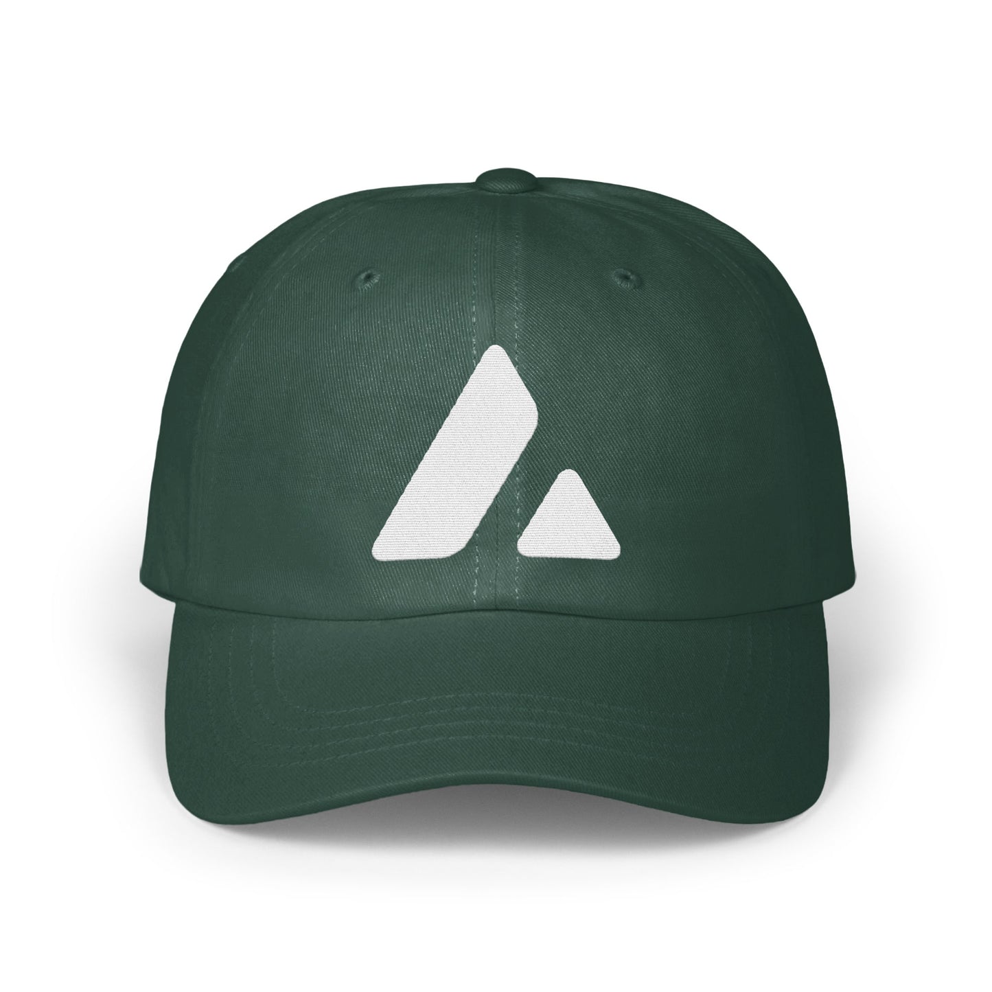 Triangular Logo Dark Green Cap Fashionable product