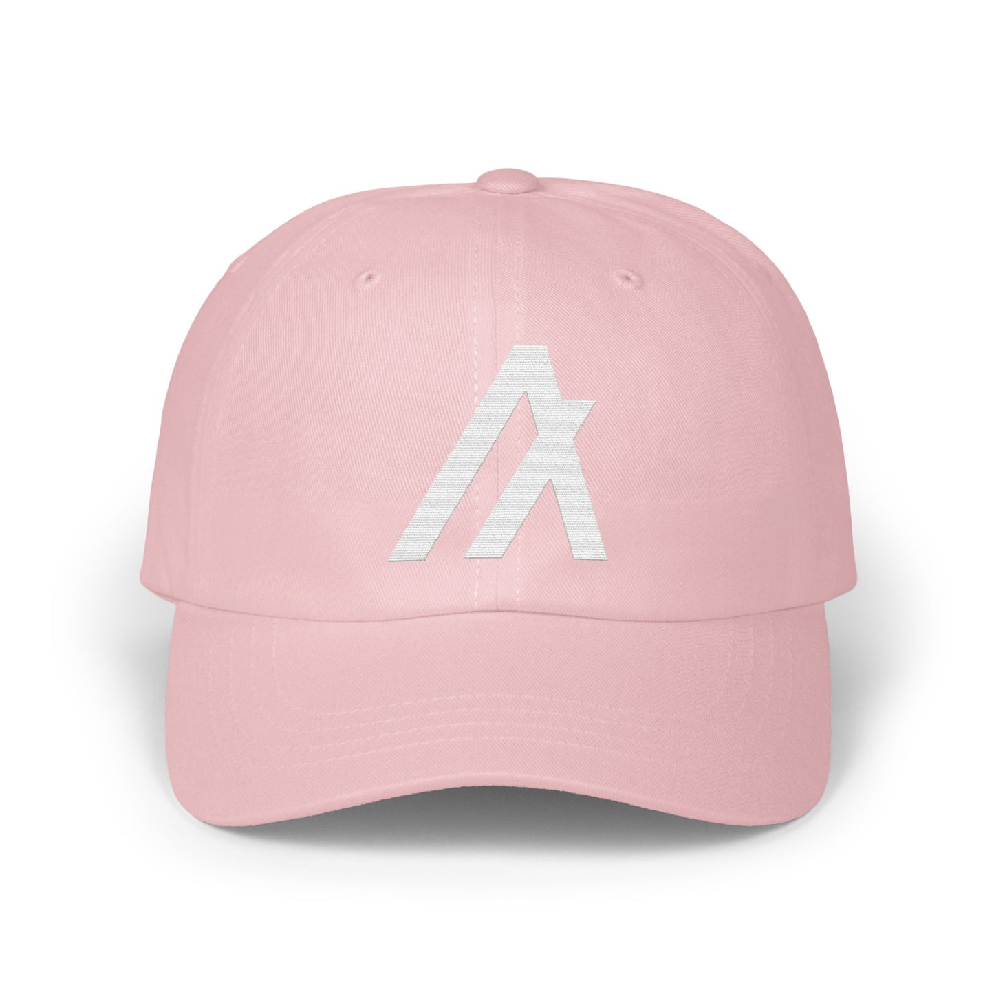 Stylish Pink Hat with White Emblem Cap Product