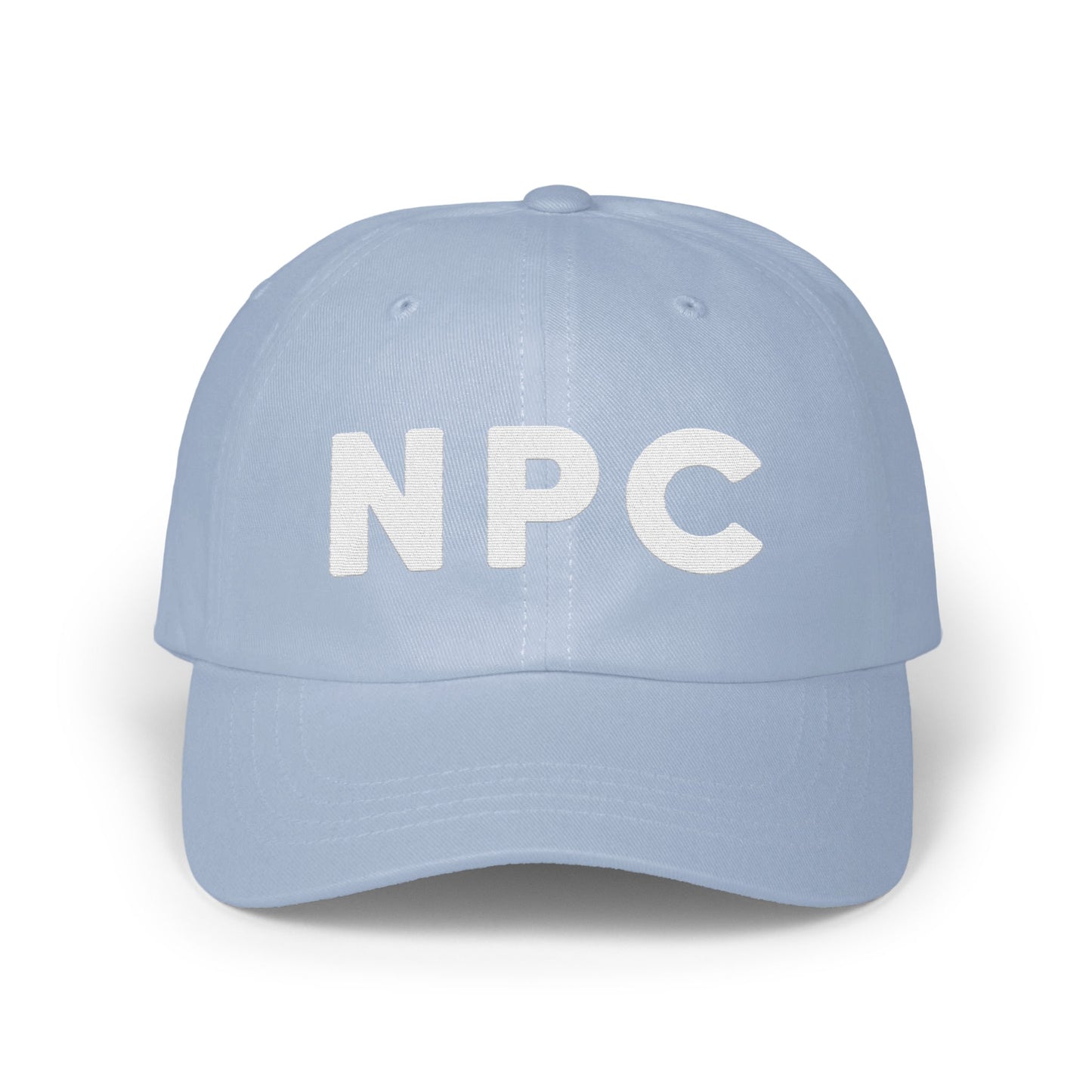 Trendy Casual Blue NPC Logo Baseball Cap product