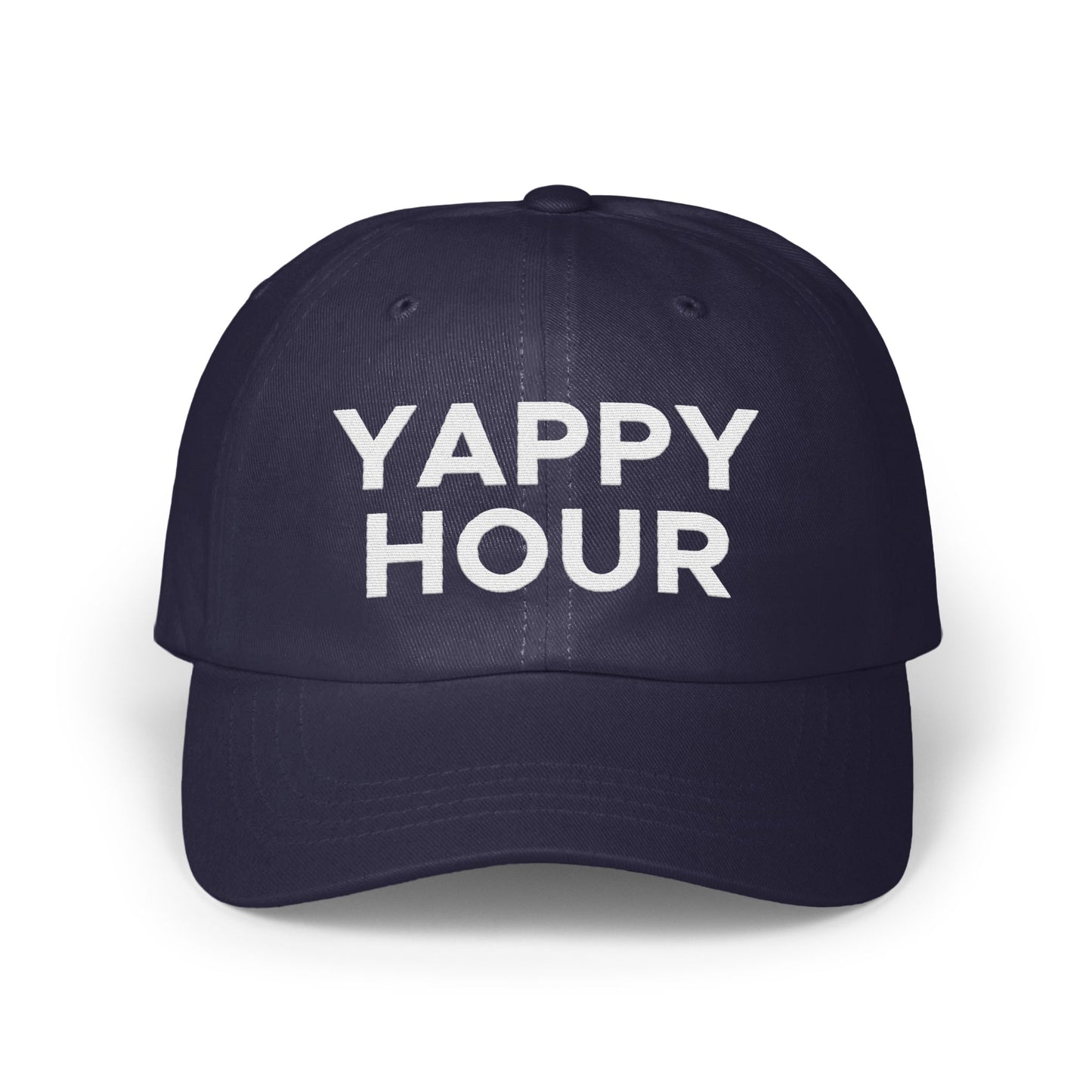 Fun Yappy Hour Baseball Cap Hat for Pet Lovers product type