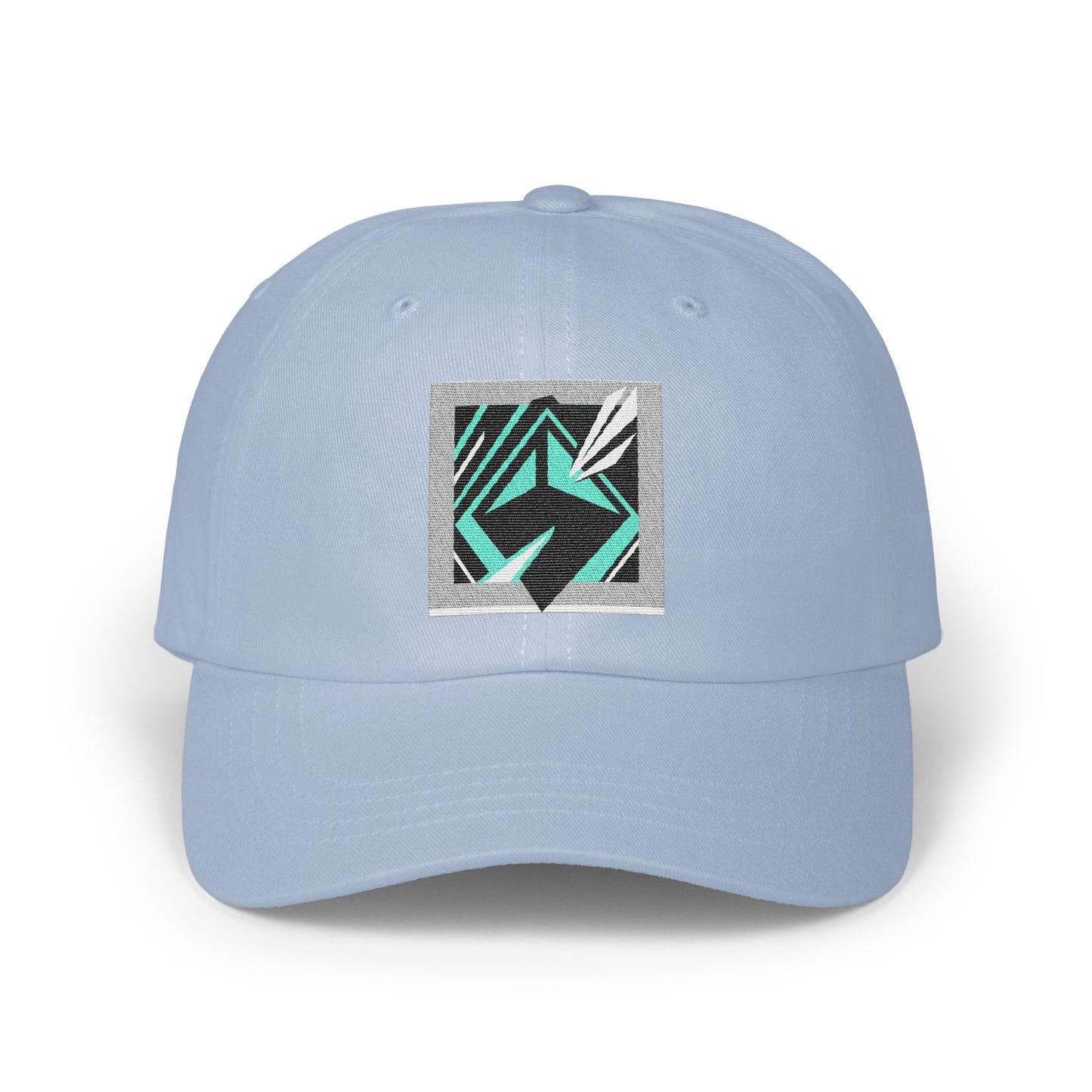 Geometric Pattern Light Blue Baseball Cap product