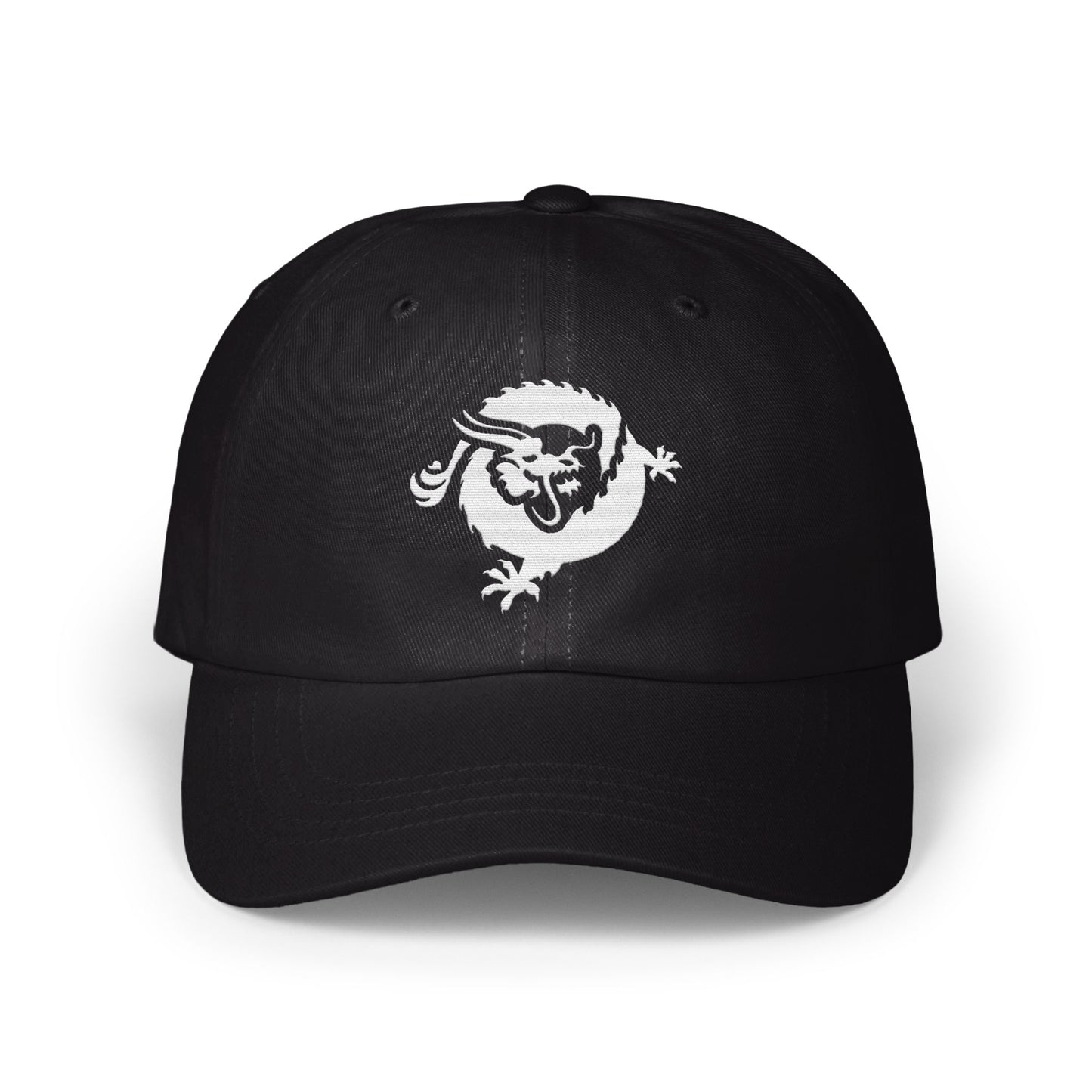 Unique Black Cap with Intricate Dragon Design product