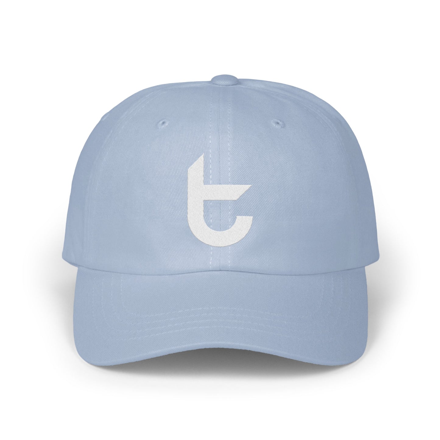 Light Blue Hat with Logo Embroidery Baseball Cap product type