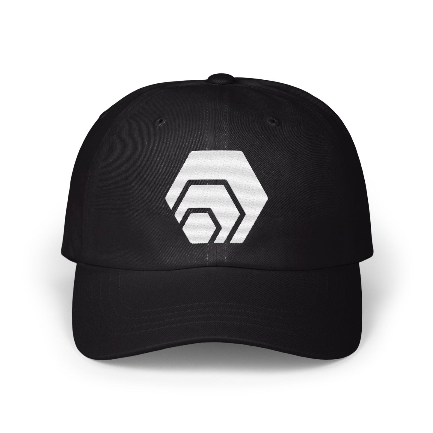 Stylish Black Baseball Cap with Unique Logo product type