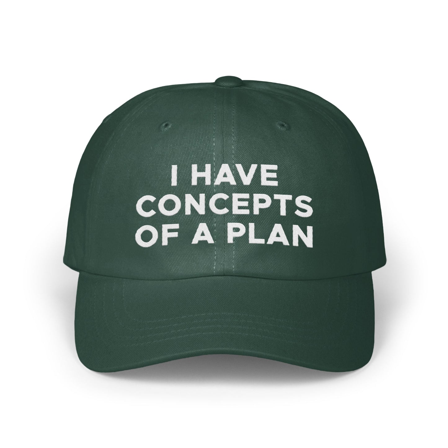 I Have Concepts of a Plan Statement Hat product type