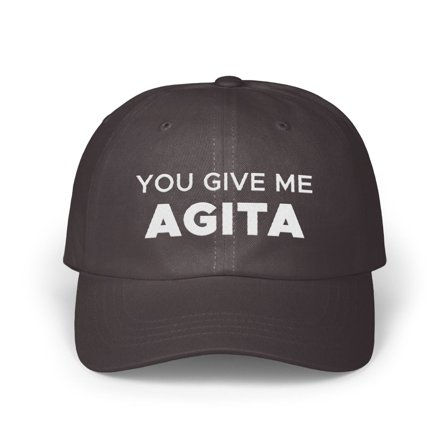 You Give Me Agita Statement Baseball Cap product