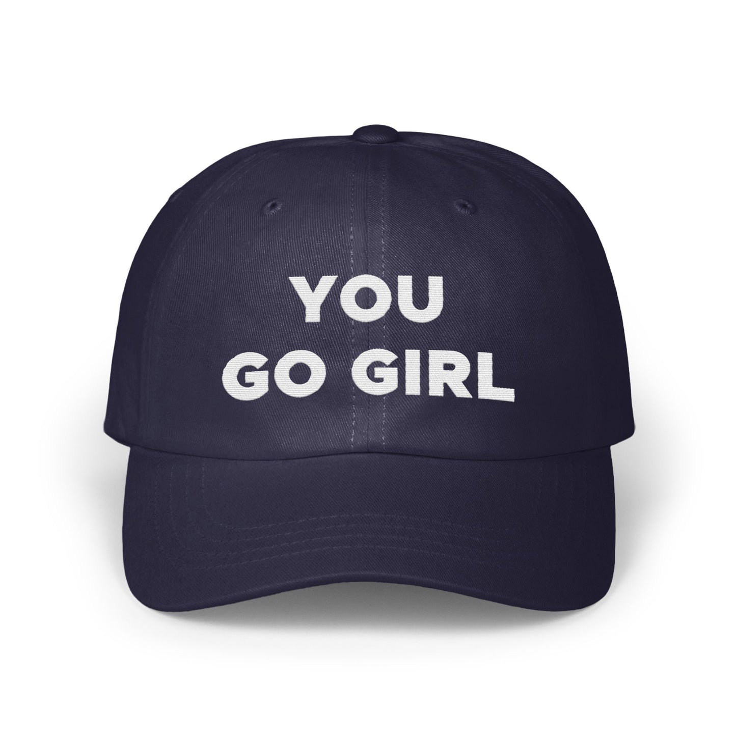 You Go Girl Inspirational Quote Hat product type