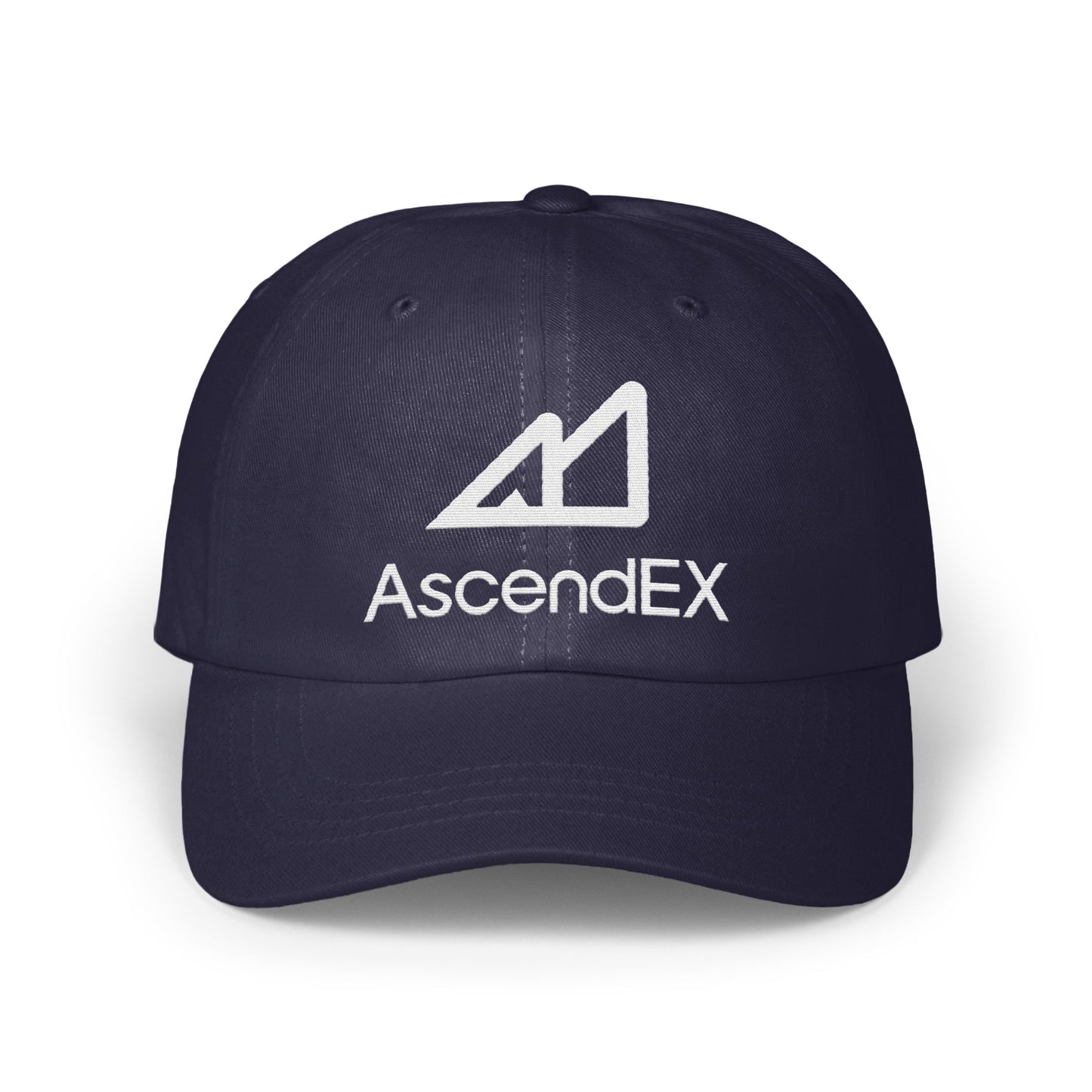 AscendEX Logo Navy Baseball Cap Hat product