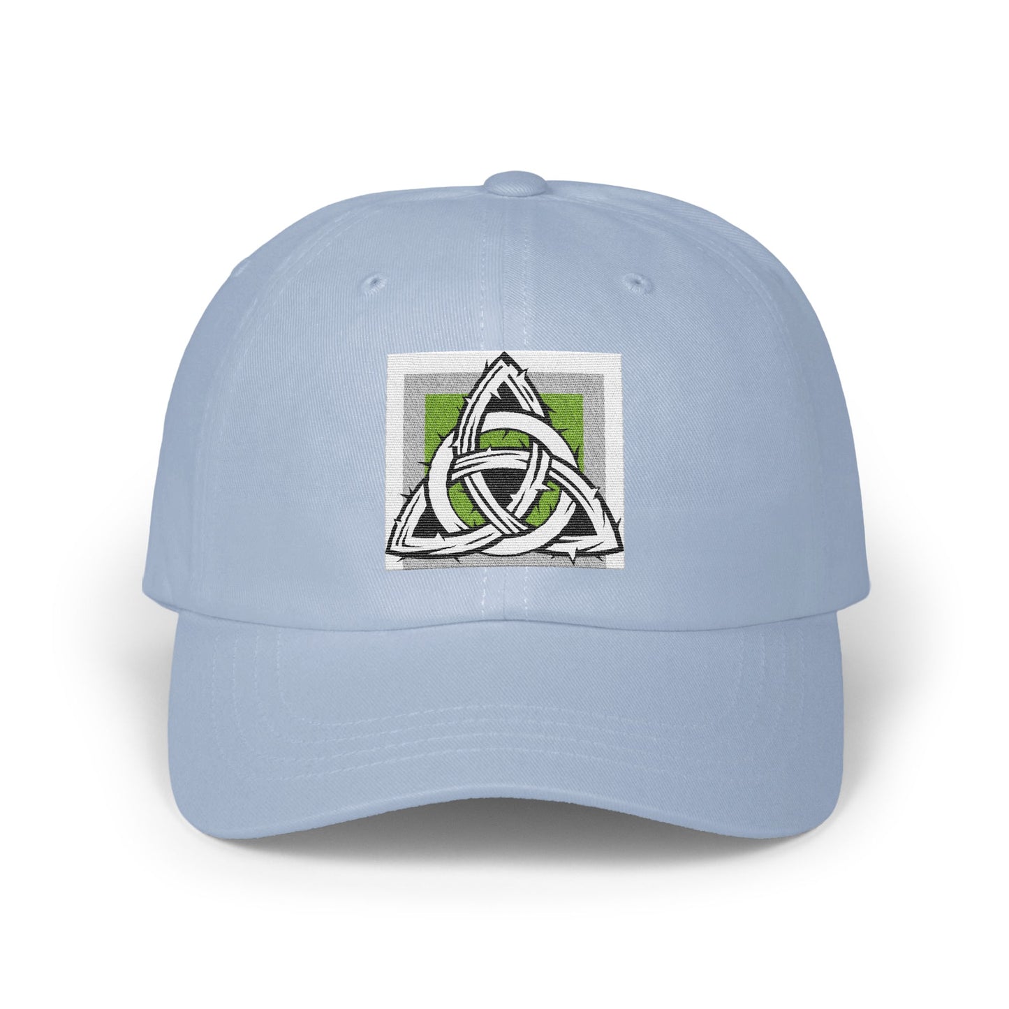 Stylish Light Blue Baseball Cap featuring Celtic Art product