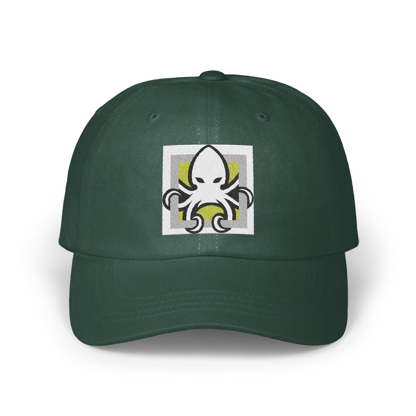 Unique Squid Design Green Adjustable Cap product