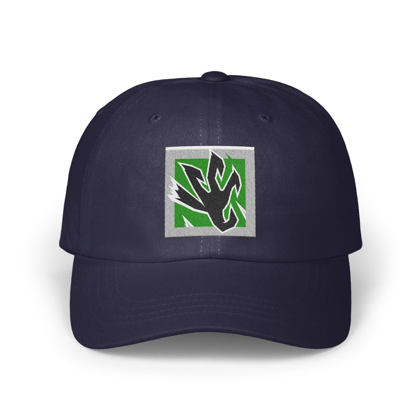 Stylish Dark Blue Cap with Unique Logo Design product