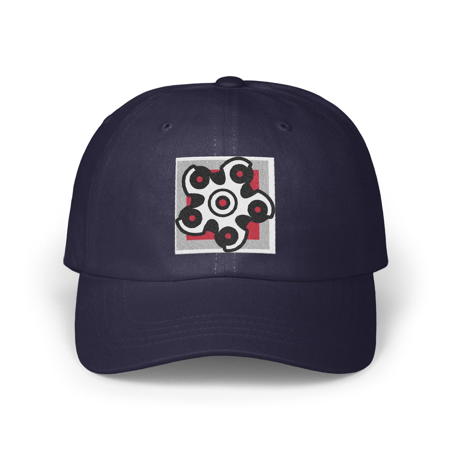 Modern Black and Red Design Baseball Cap product