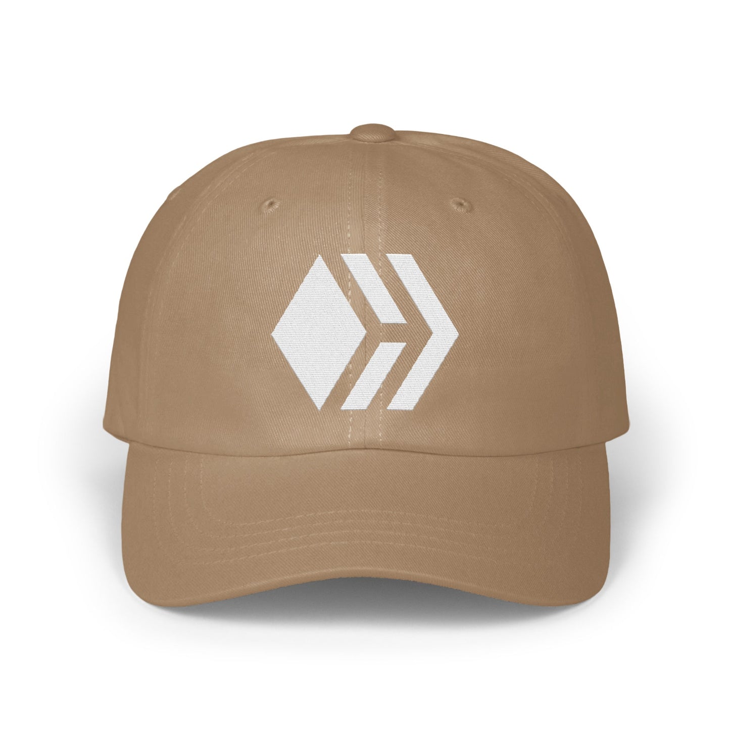 Stylish Beige Baseball Cap with Unique Symbol product