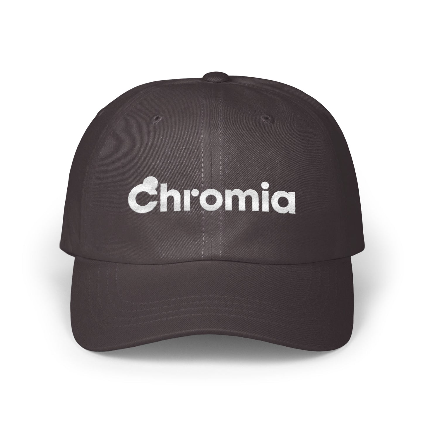Chromia Logo Design on Trendy Black Hat product