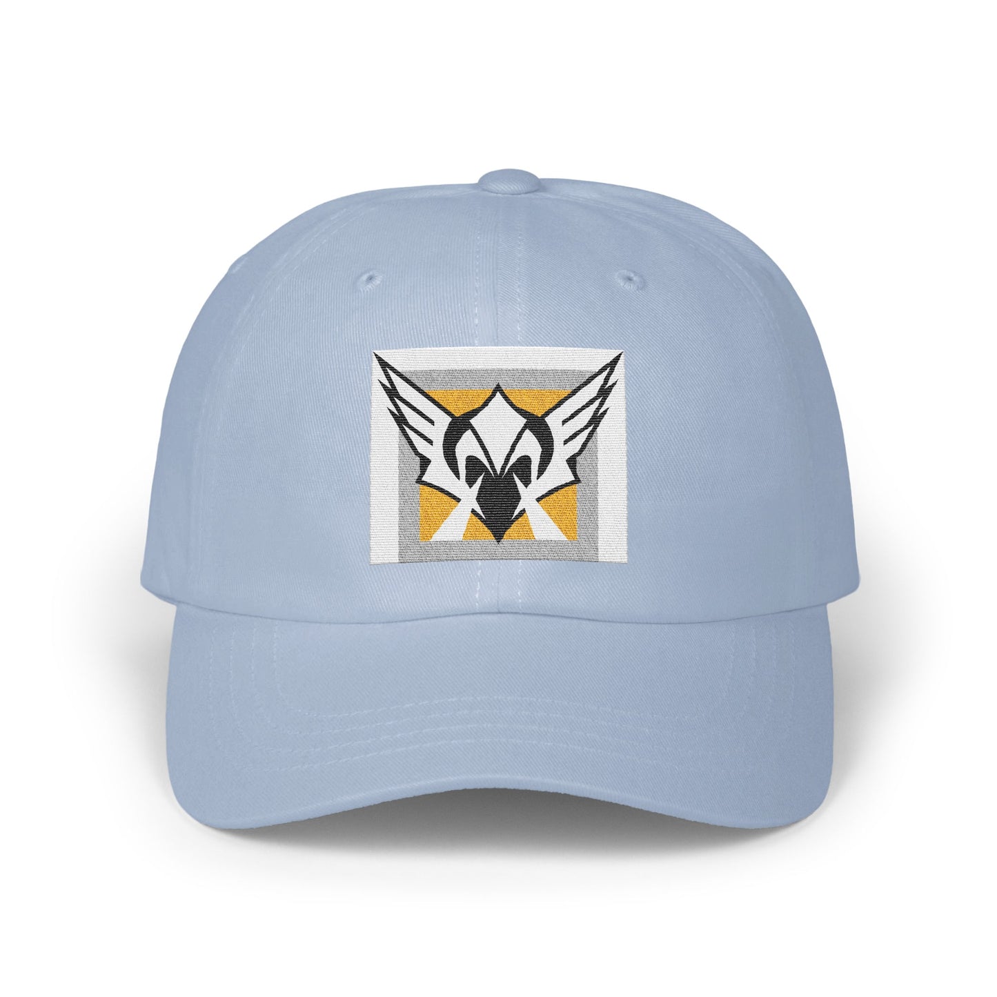 Stylish blue cap with unique embroidered design product