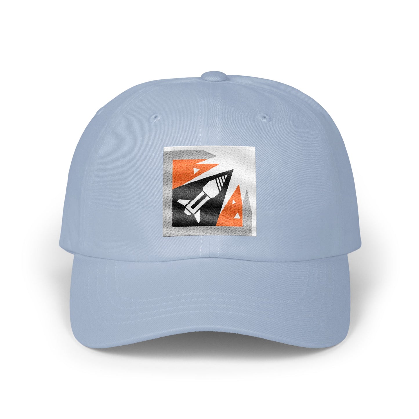 Stylish Rocket Design Light Blue Baseball Cap product