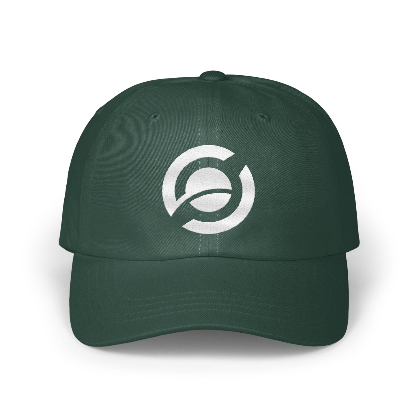 Stylish Green Cap with Unique White Design product type