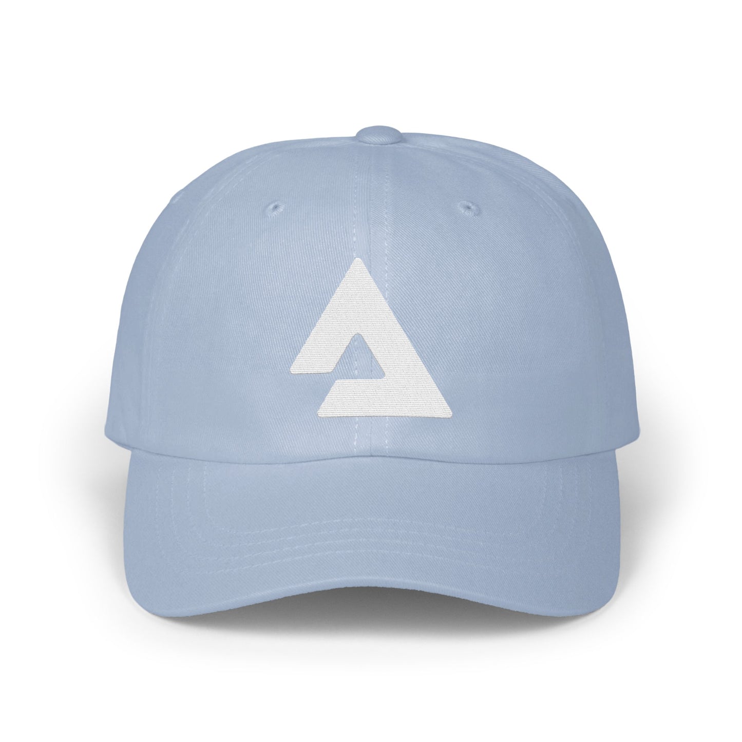 Light Blue Baseball Cap with White Triangle product type