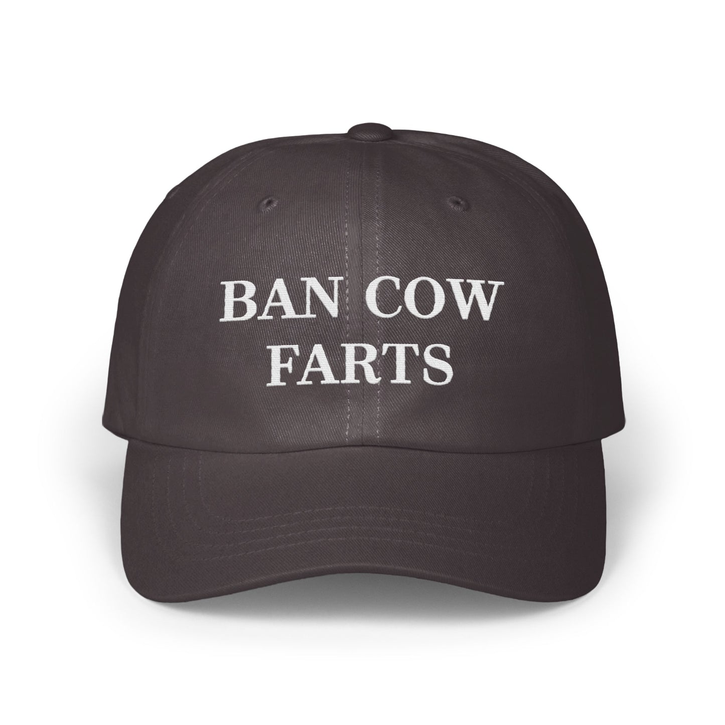 Ban Cow Farts Statement Hat with Embroidered product type