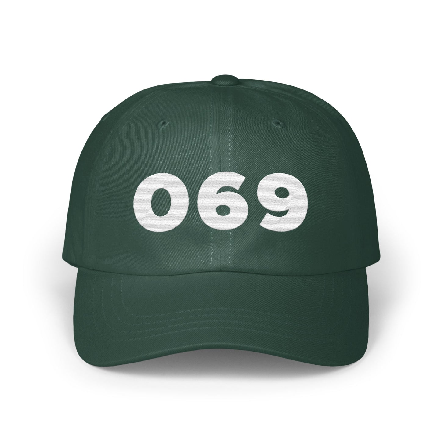 Dark Green Cap with 069 Number Design product type