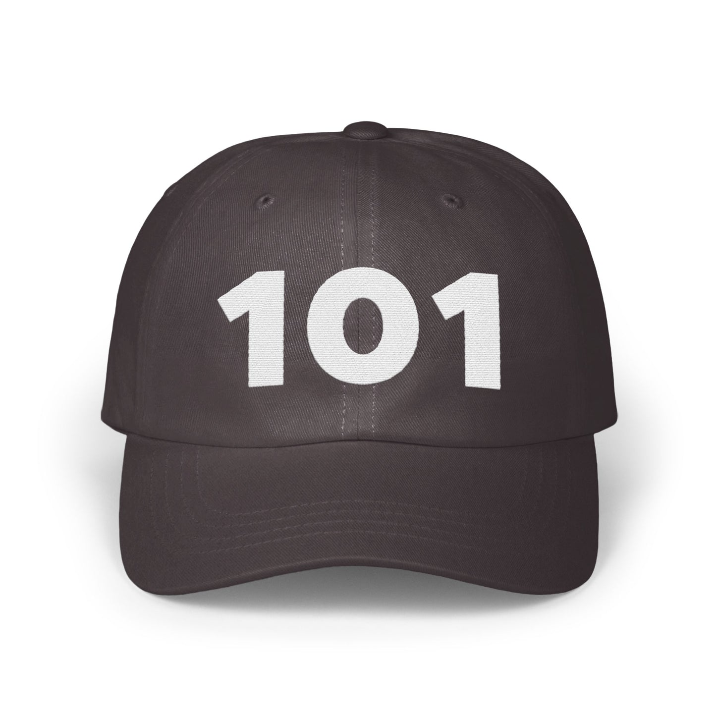 Classic Black Cap with Bold 101 Design Hat product
