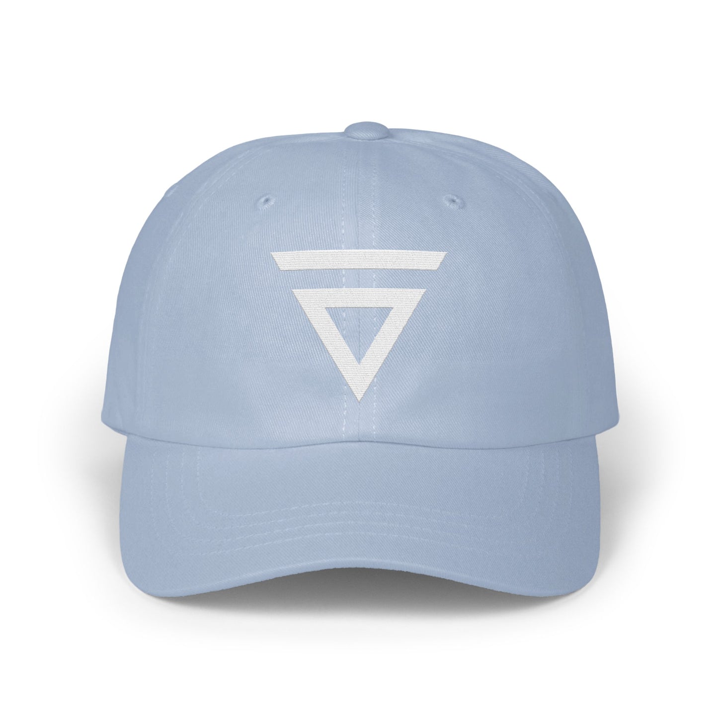 Unique Light Blue Baseball Cap with Minimalist Design product