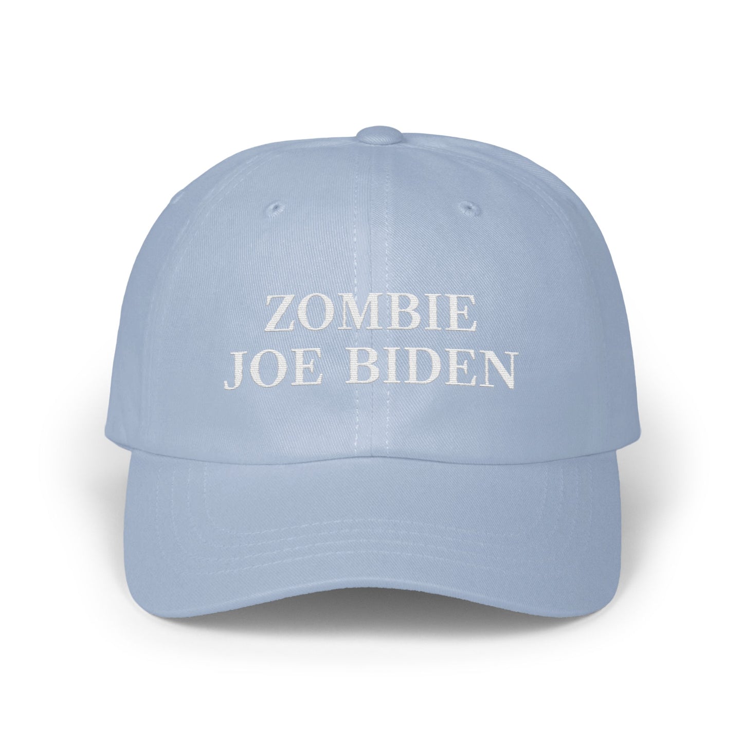 Zombie Joe Biden text on blue cap product type