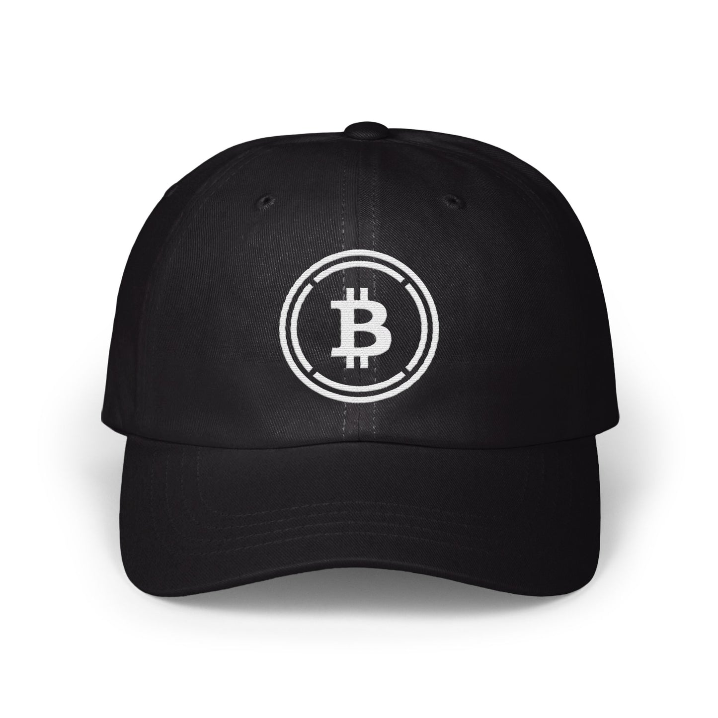 Bitcoin Logo Black Adjustable Baseball Cap product
