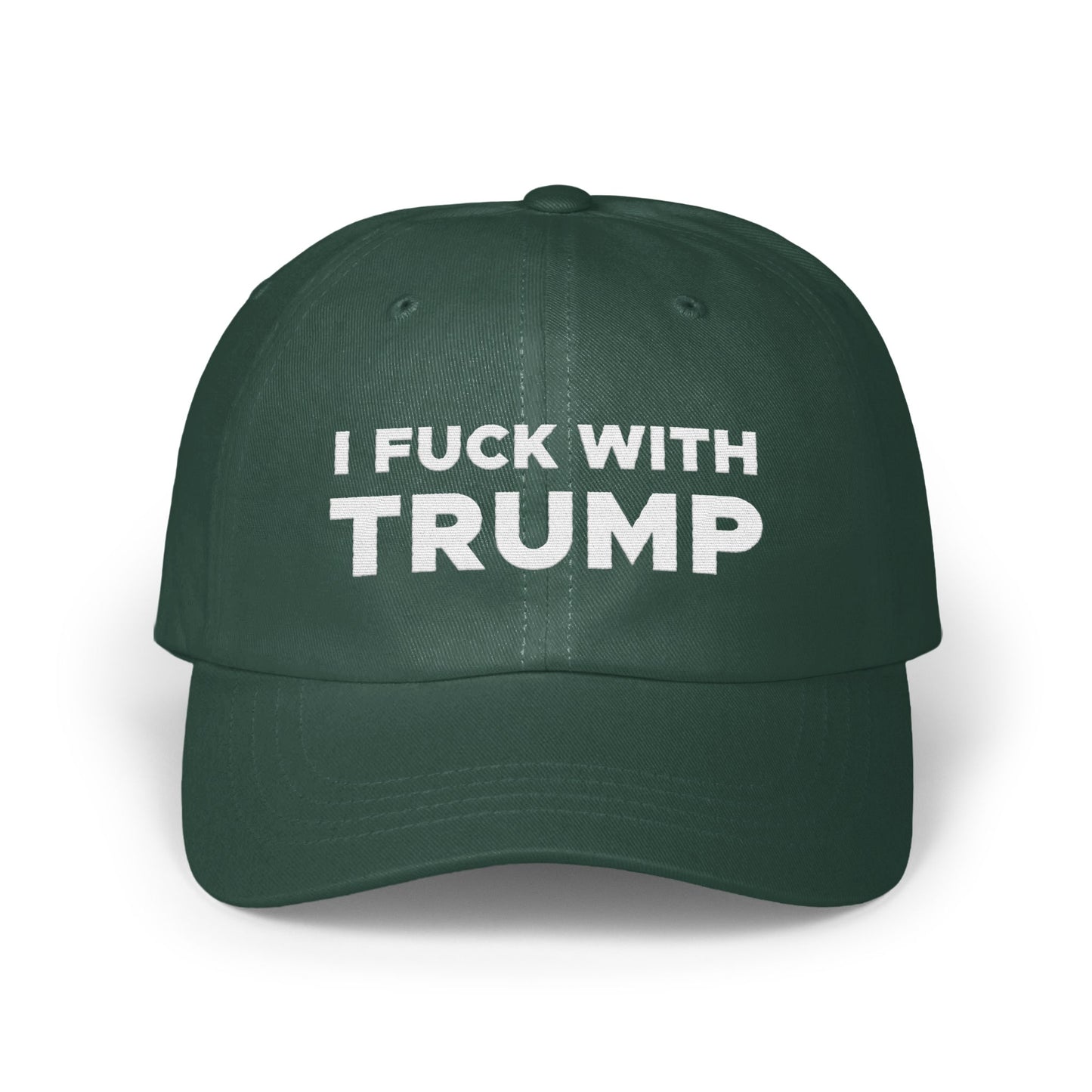 I F*ck With Trump Embroidered Caps Funny Hat product