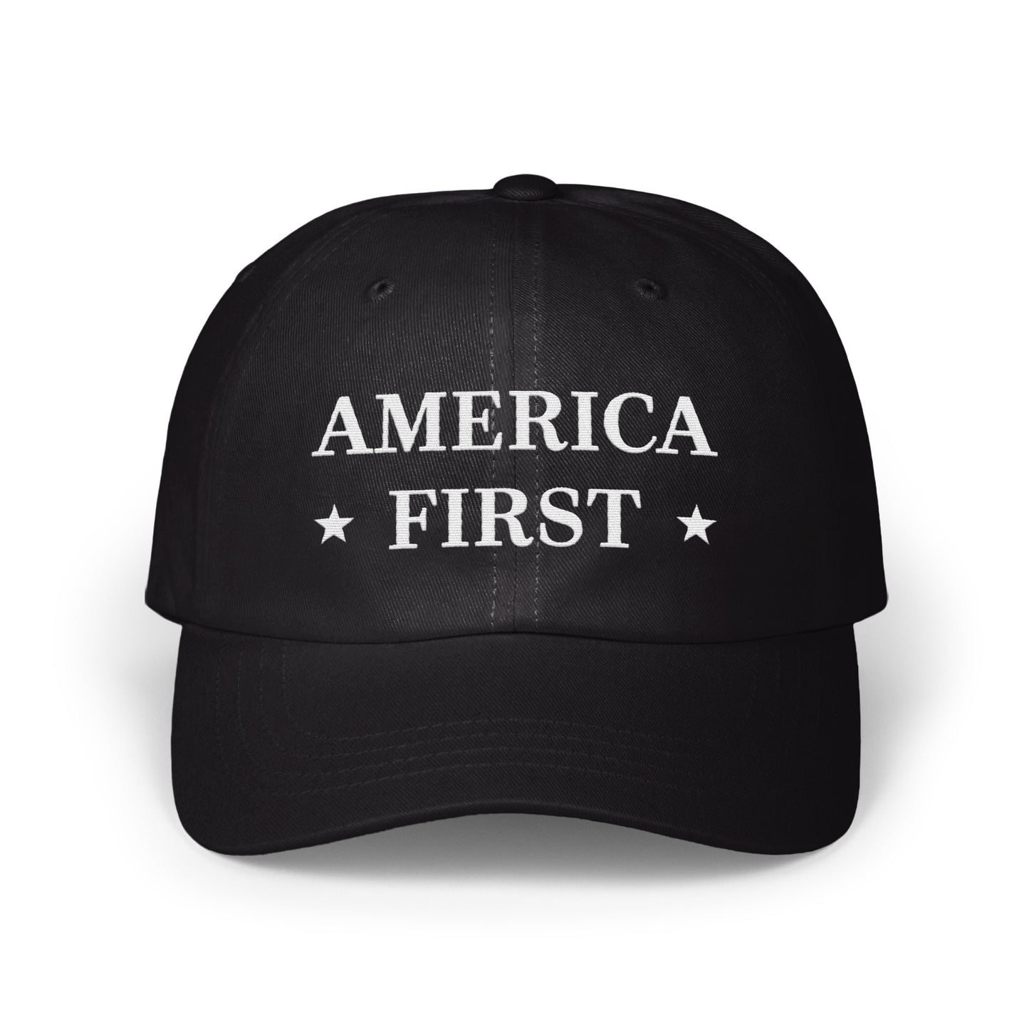 America First Statement Black Cap product type