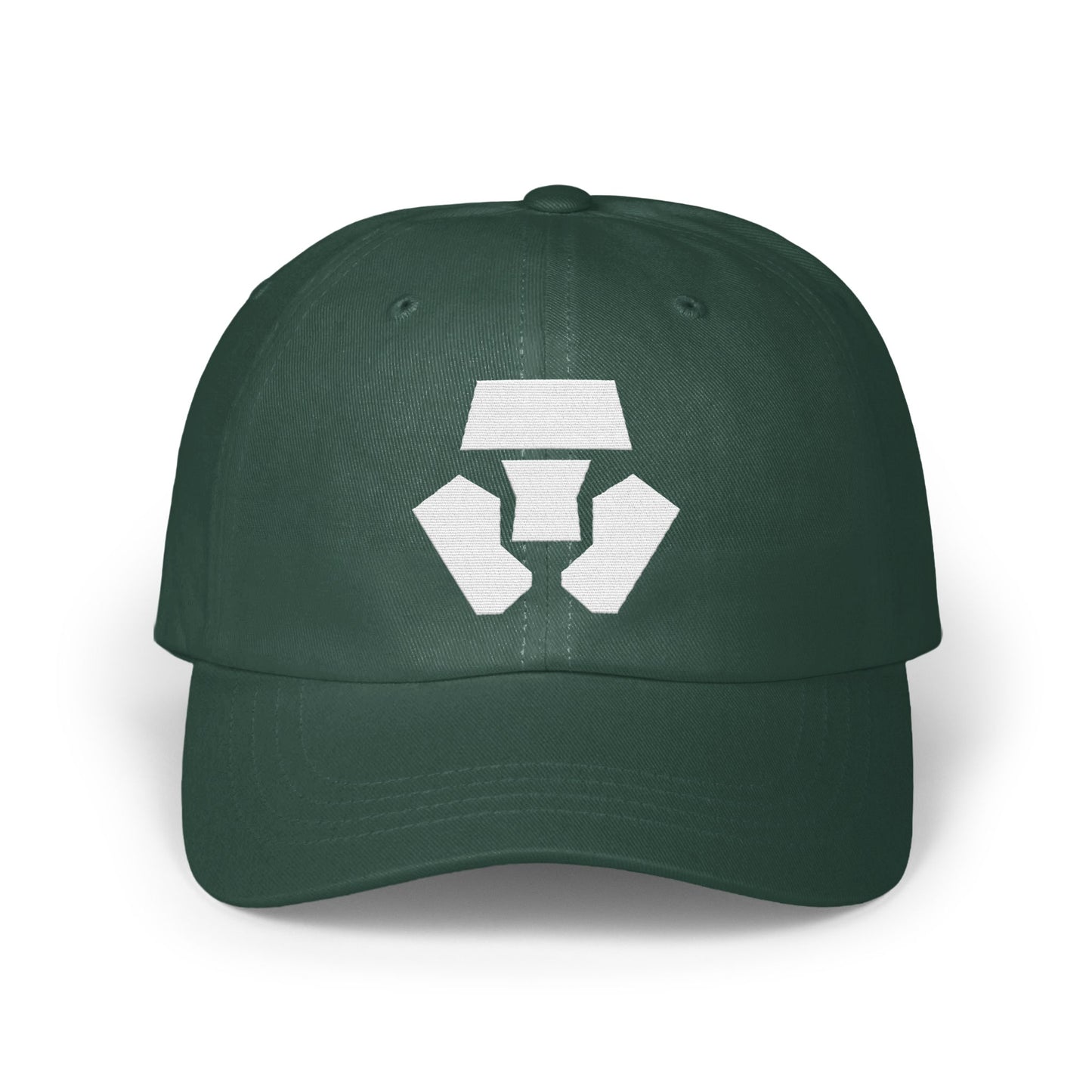 Stylish Green Cap with Unique Logo Design product type