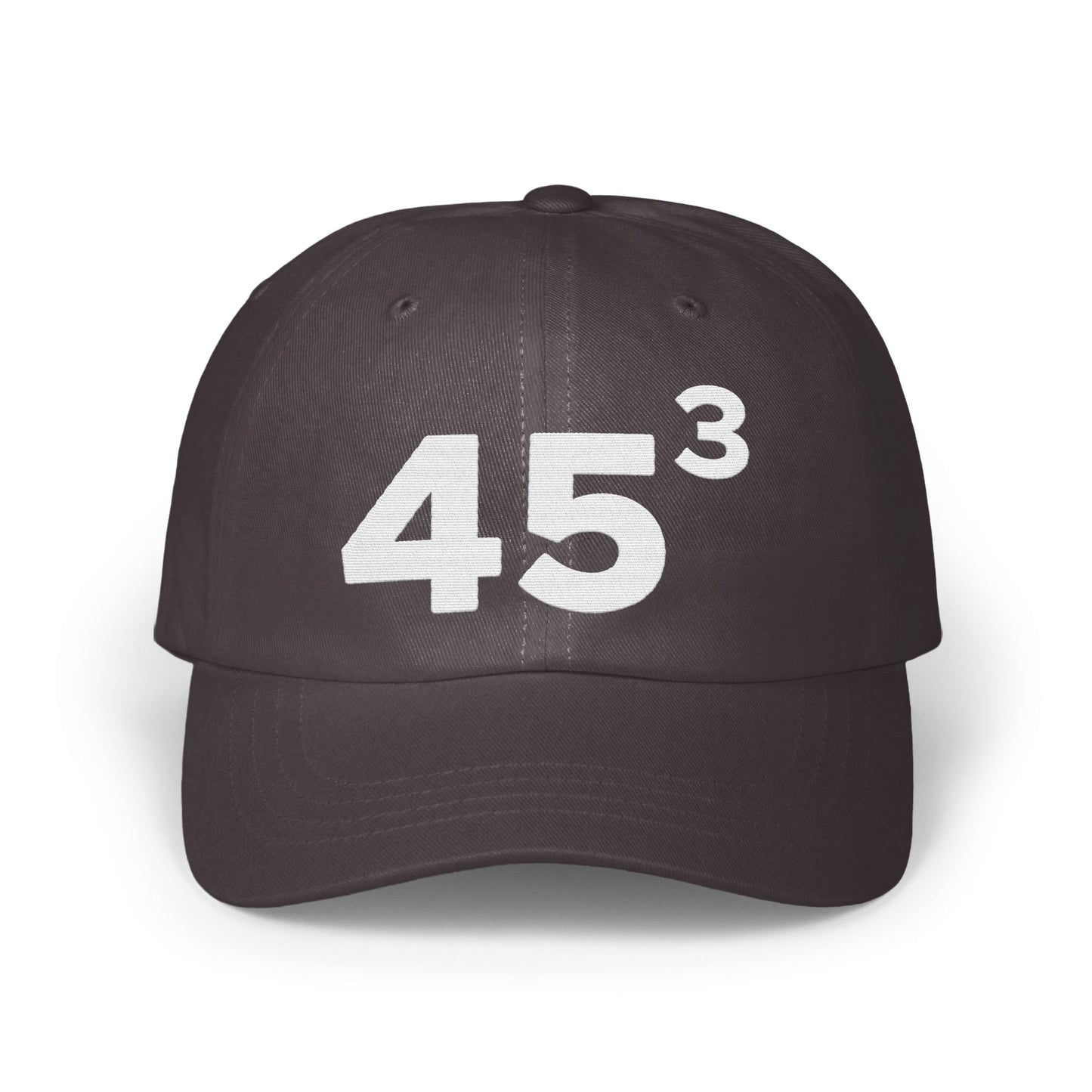 Stylish Black Baseball Cap with Bold 45³ Hat Product