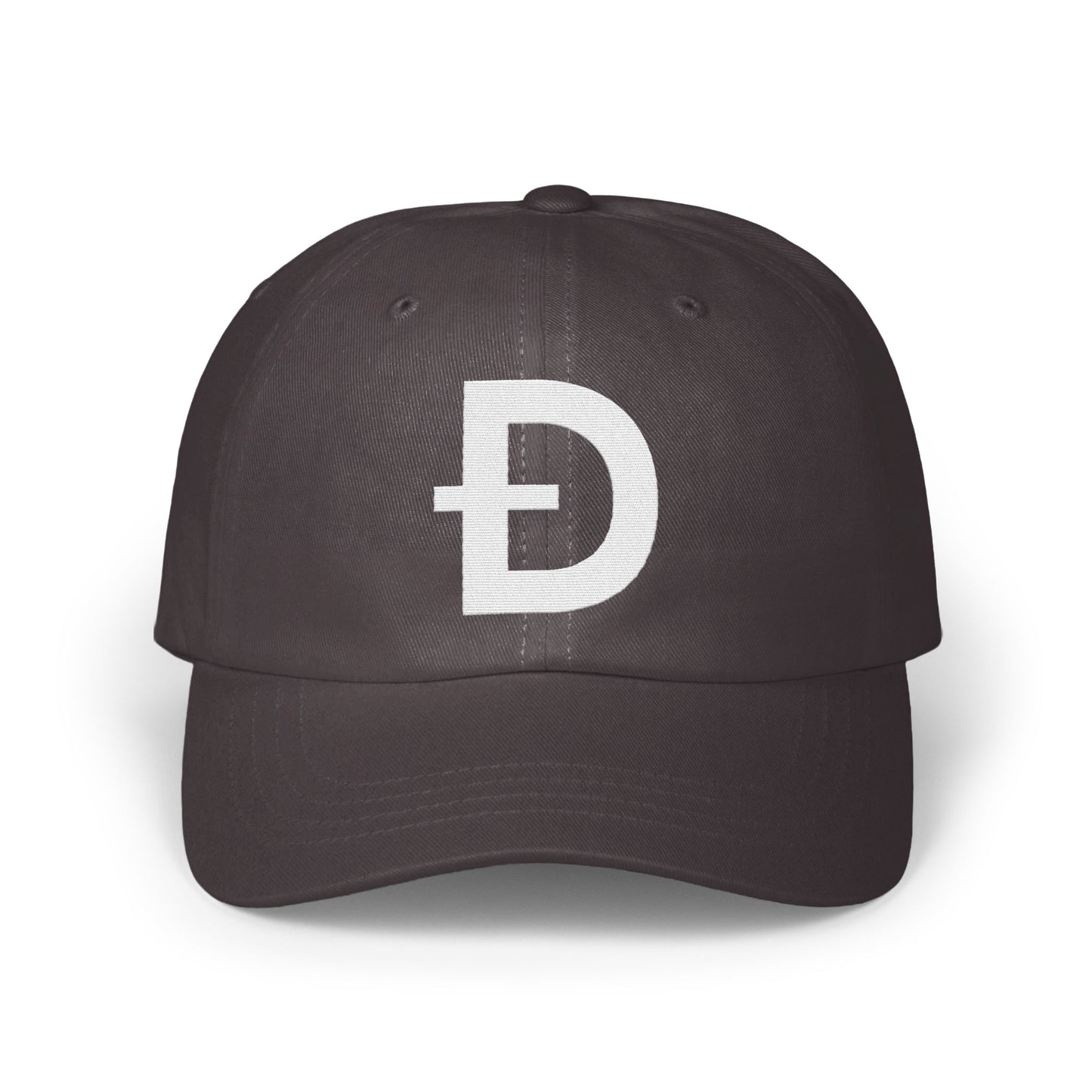 Stylish Black Cap Featuring Unique D Logo Design product type