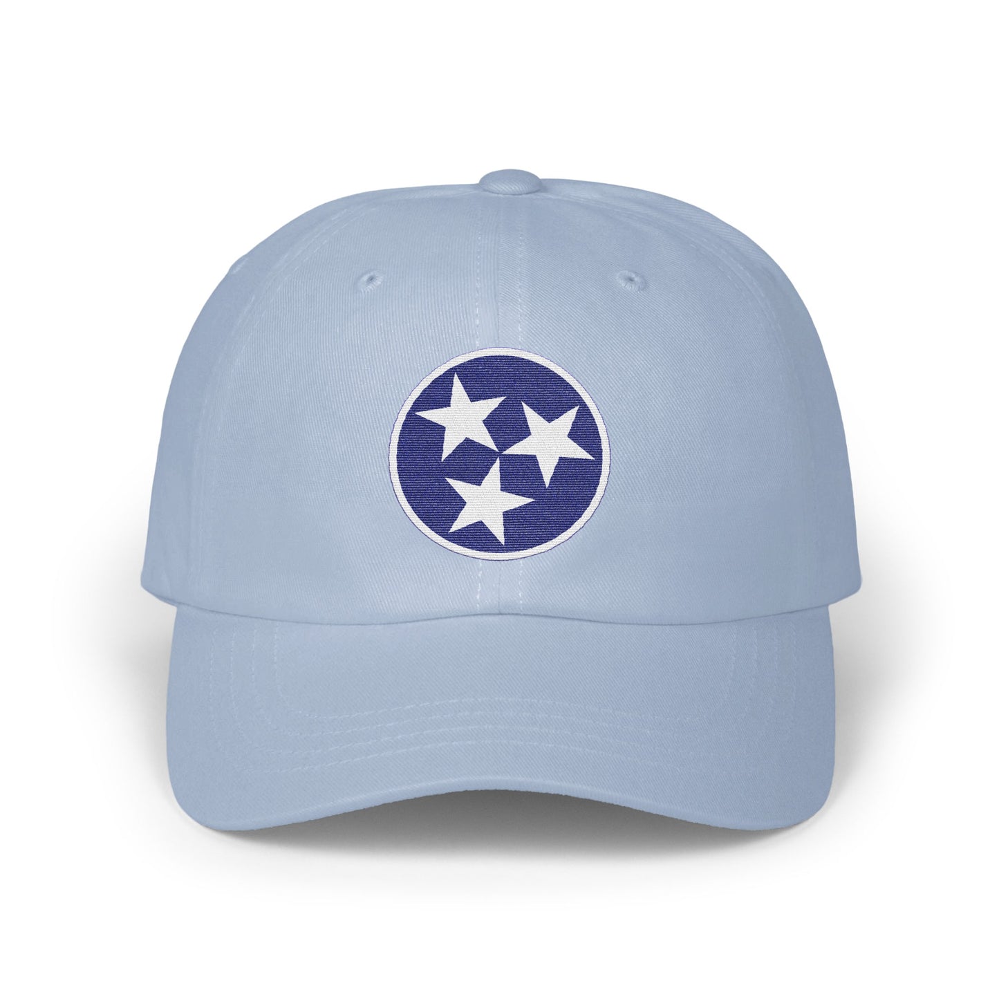 Three Star Design Light Blue Hat product type