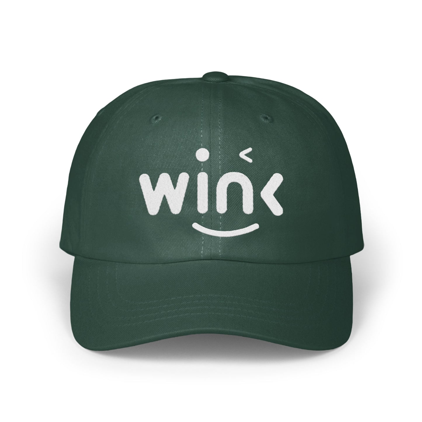 Wink Logo Green Custom Apparel Hat product