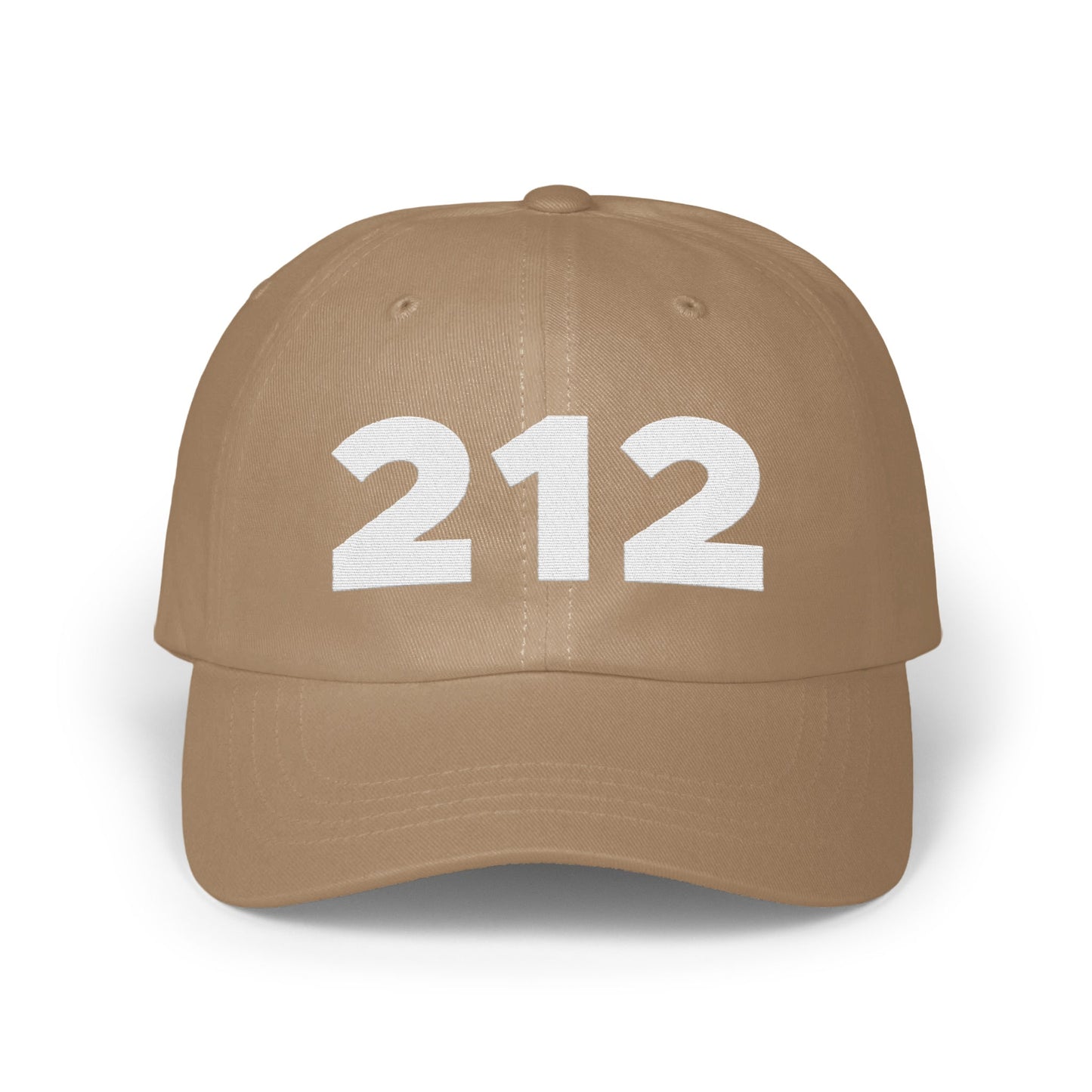Classic Beige 212 Design Embroidered Hat product