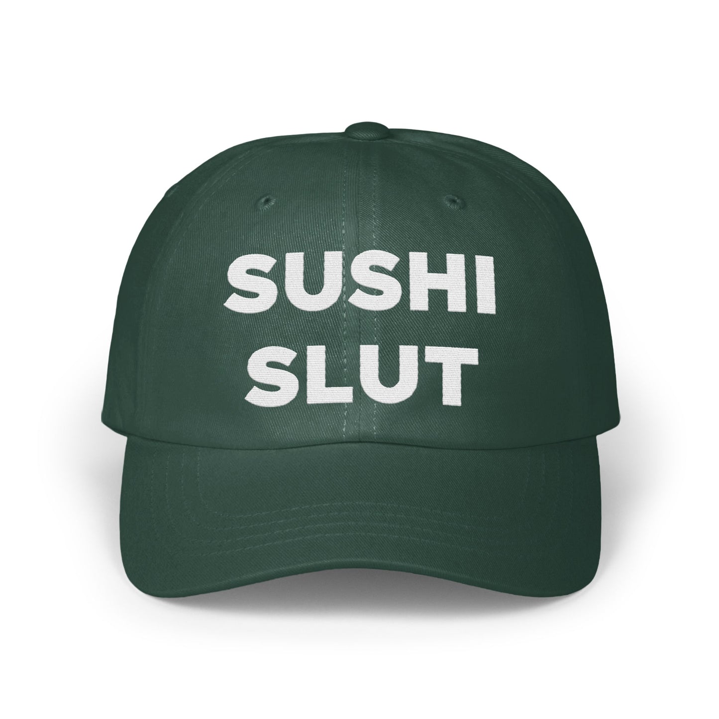 Funny Green Sushi Slut Statement Dad Hat product